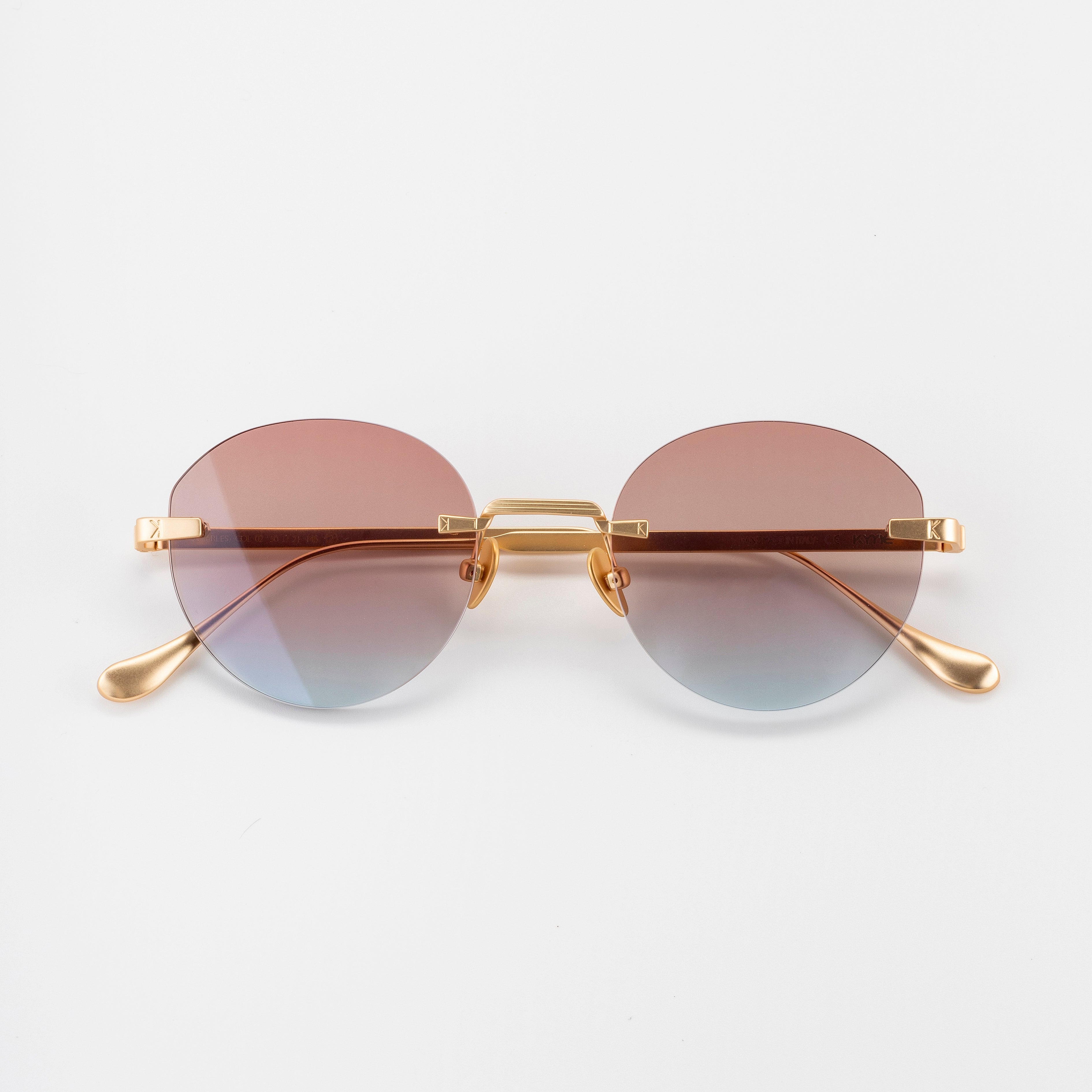 Kyme | Charles - Celeste / Trasparente / Rosa / Giallo arancione / Grigio