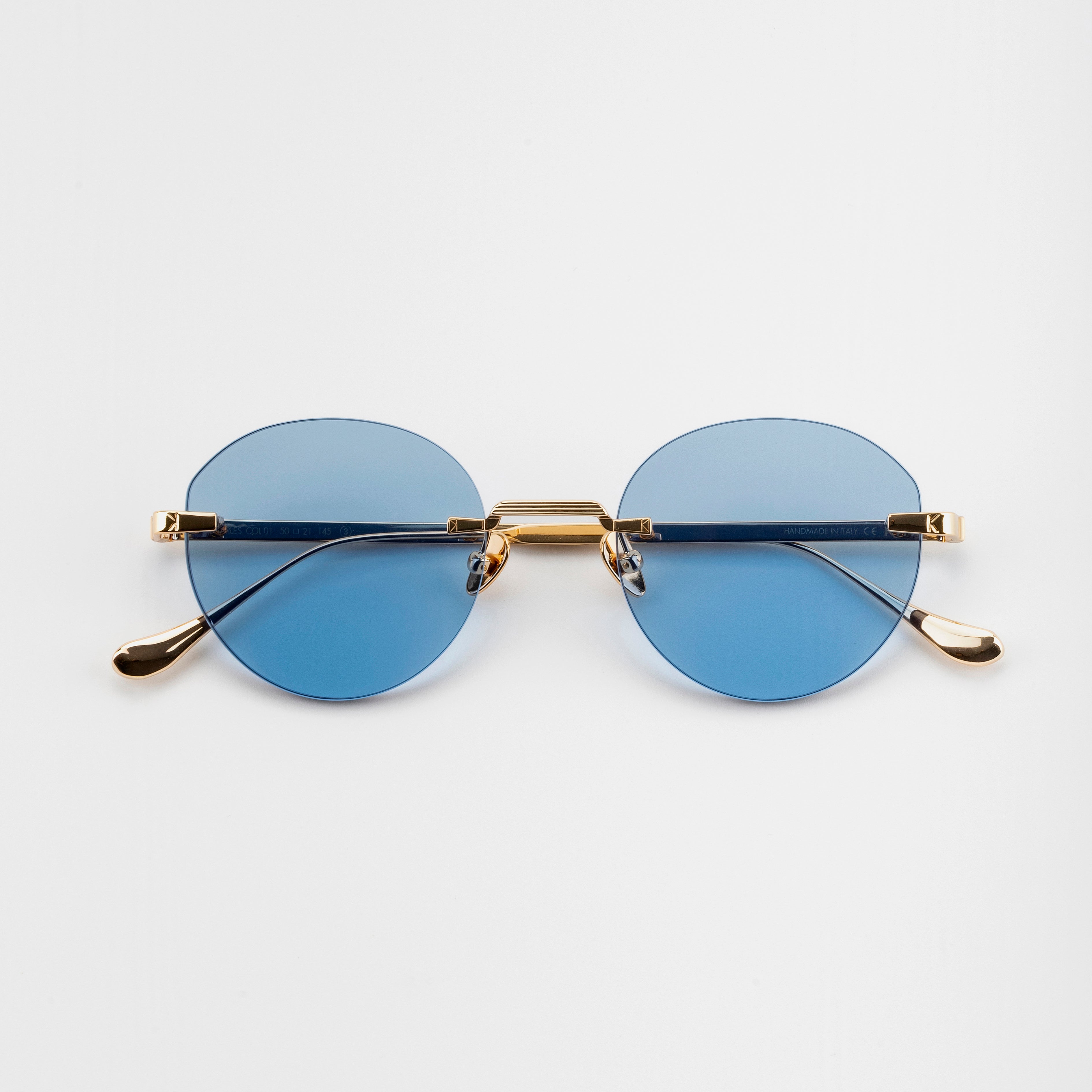 Kyme | Charles - Celeste / Trasparente / Rosa / Giallo arancione / Grigio