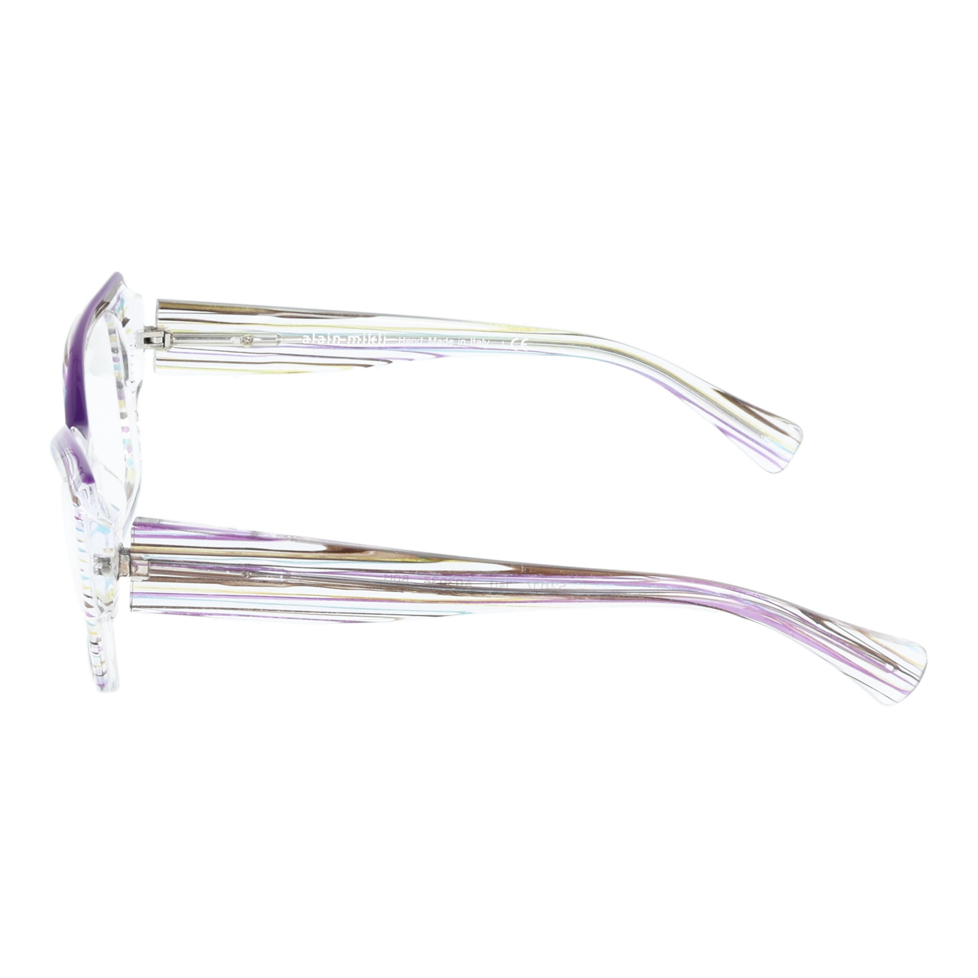 Alain Mikli | A03036 BOI1 occhiali da vista donna Bianco trasparente e multi-colore