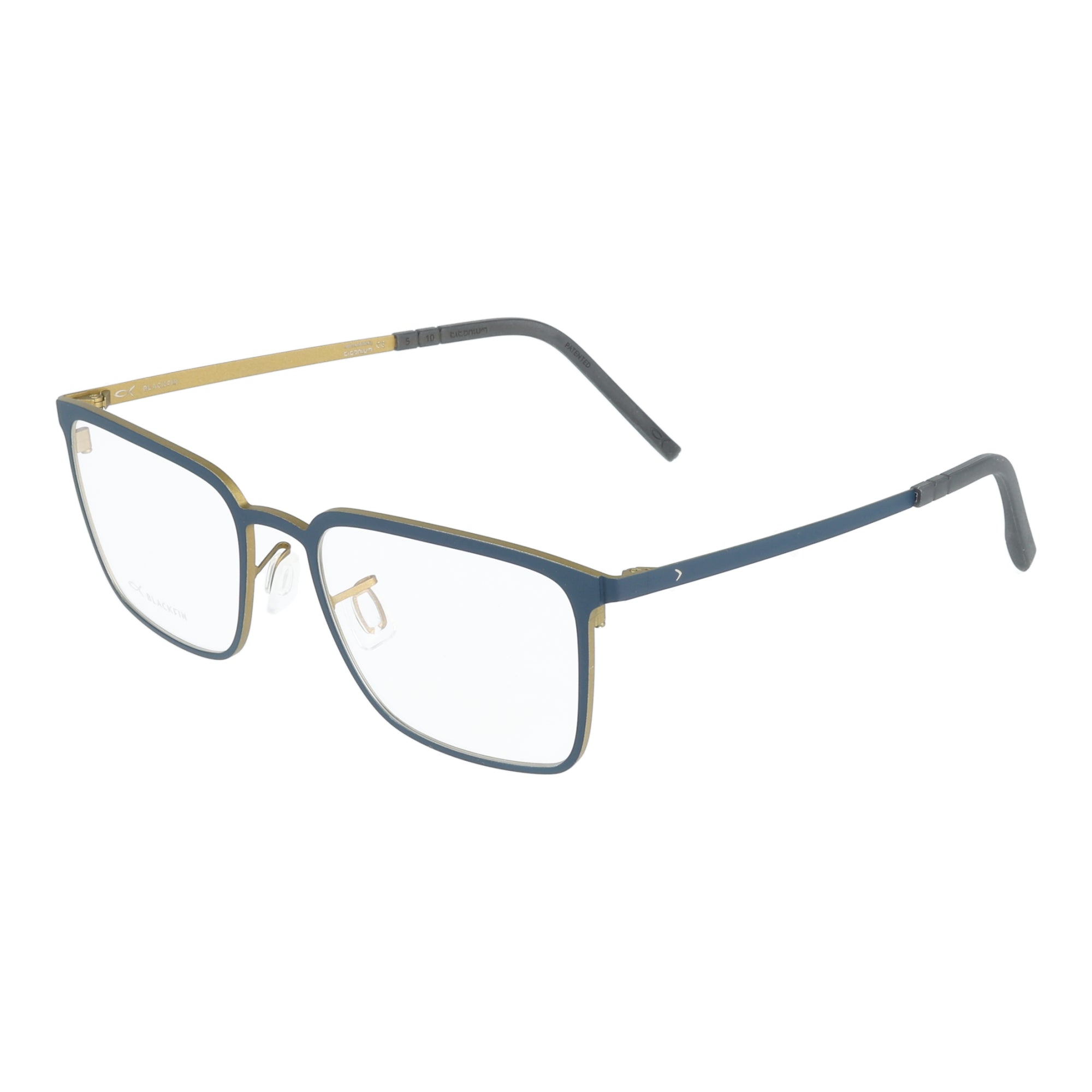 Blackfin | Dover BF1084 occhiali vista uomo Titanio Blu & Bronzo