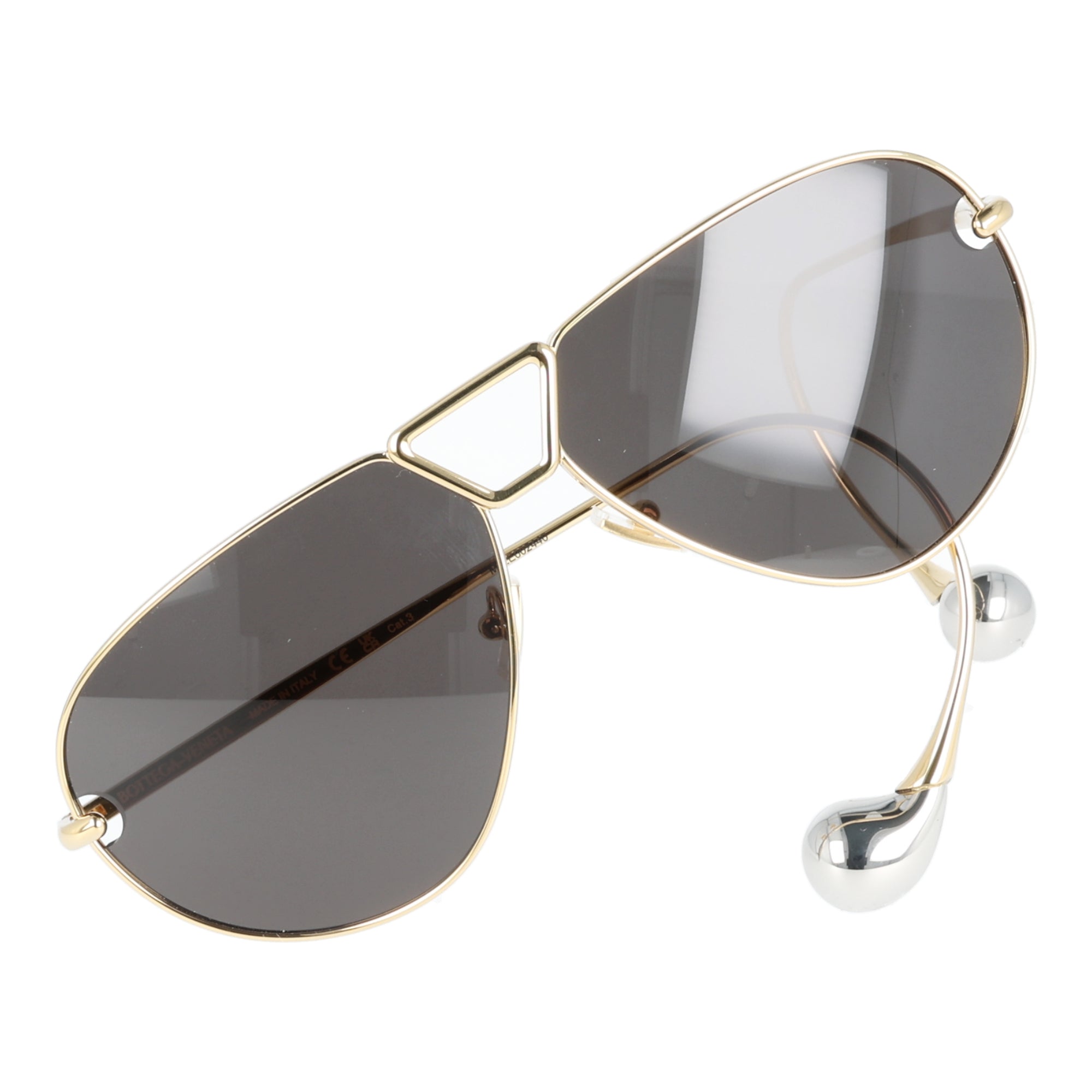 Bottega Veneta | BV1437S 001 occhiali da sole Metallo dorato