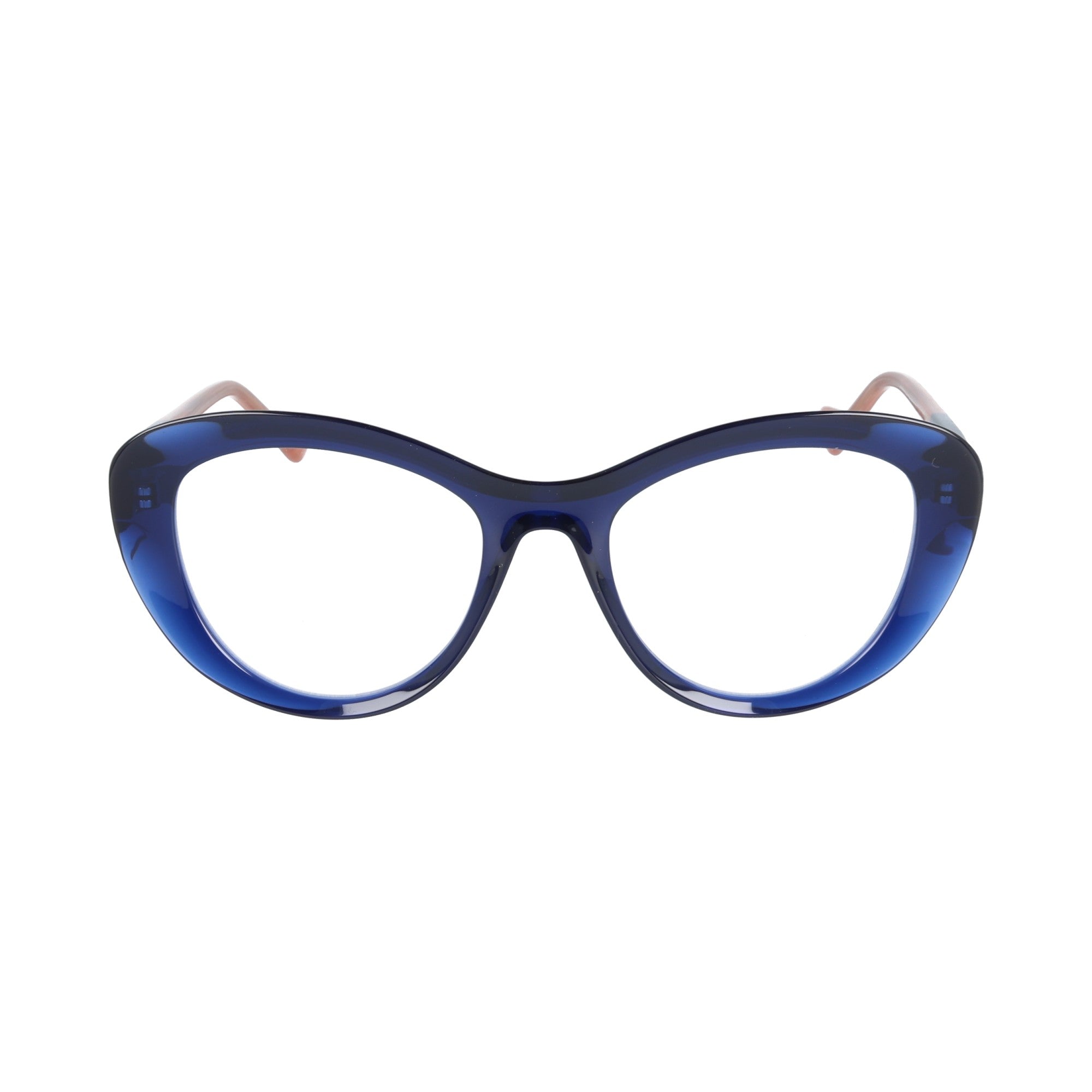 Caroline Abram | Loretta 292 - Blu & Rosa cipria occhiali da vista donna cateye colore blu