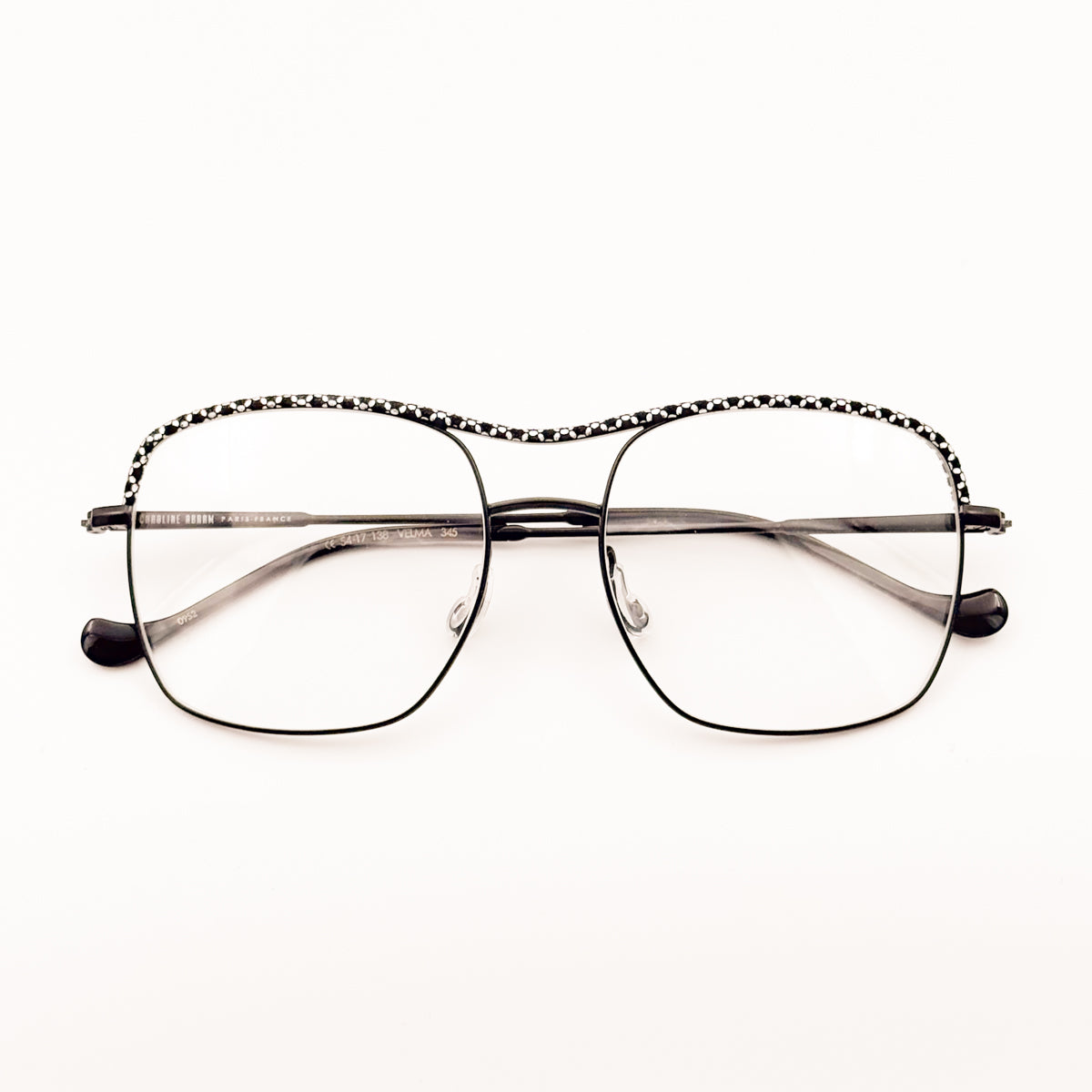 Caroline Abram | Modello Velma – Nero occhiali da vista donna