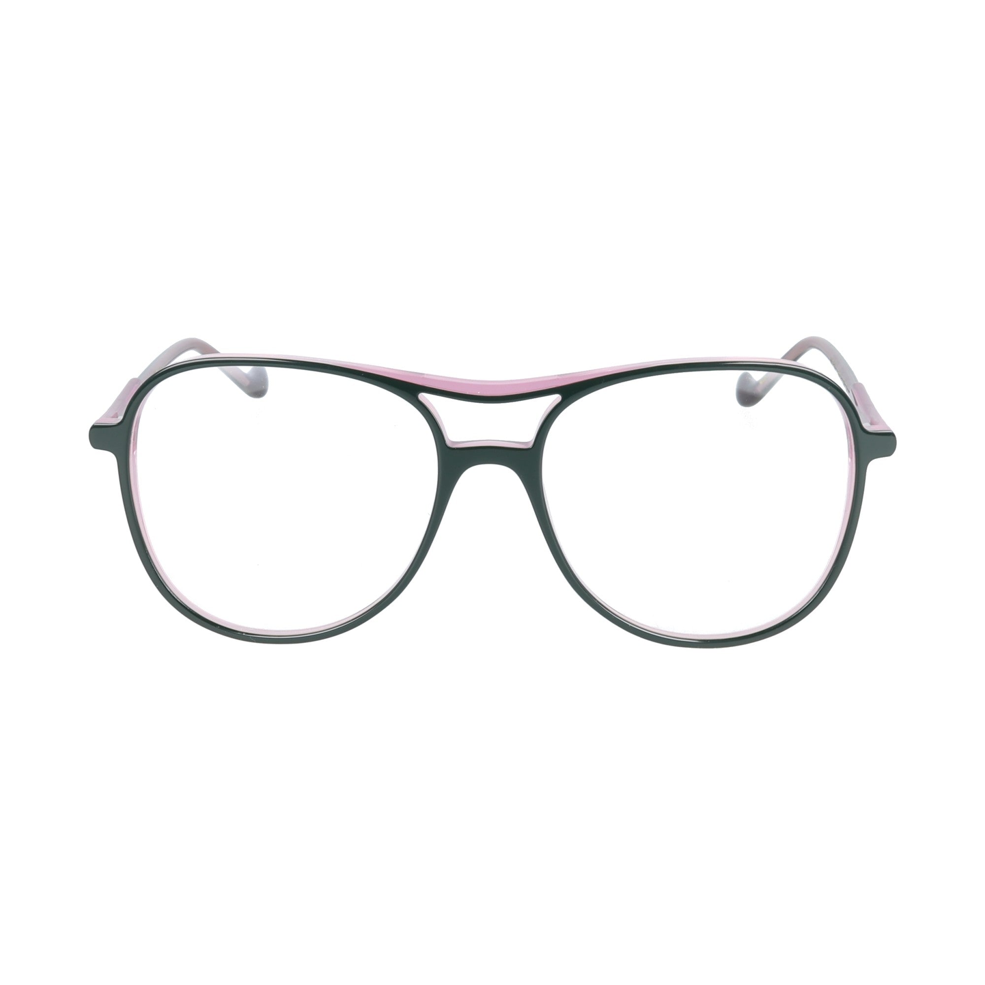 Caroline Abram | Nafi Tartarugato marrone Verde & Rosa aviator occhiali da vista donna