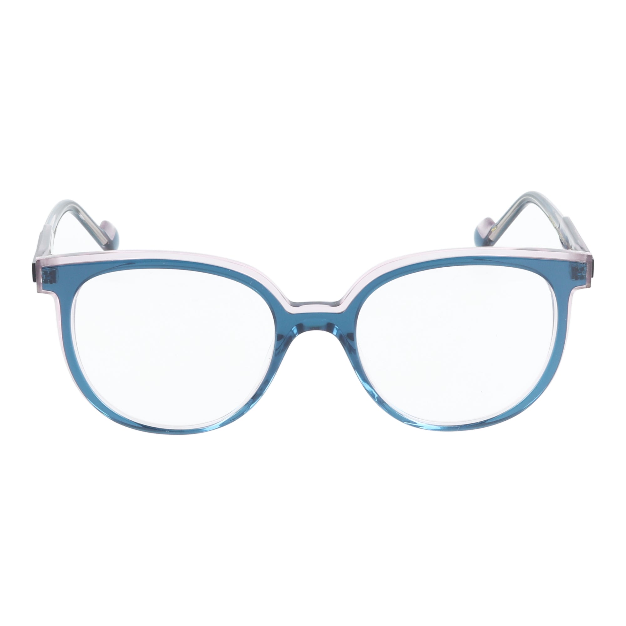 Caroline Abram, Tête à Lunettes | Mini fame occhiali vista bambina Azzurro e Cipria