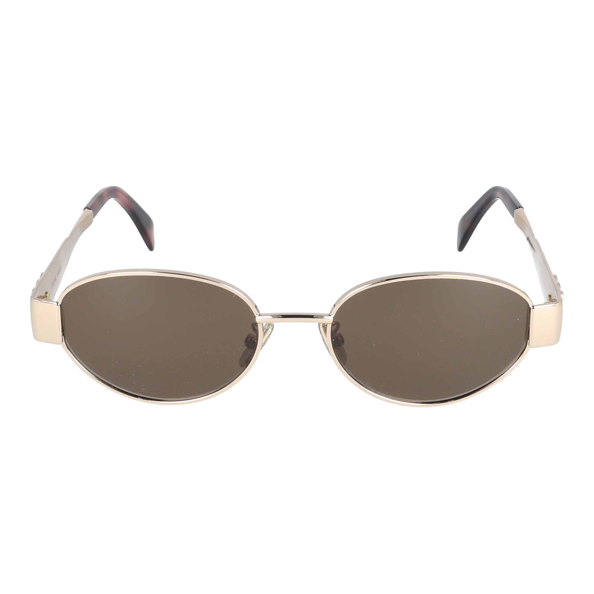 Celine | CL40235U 28E occhiali da sole donna Oro lenti marrone foto frontale