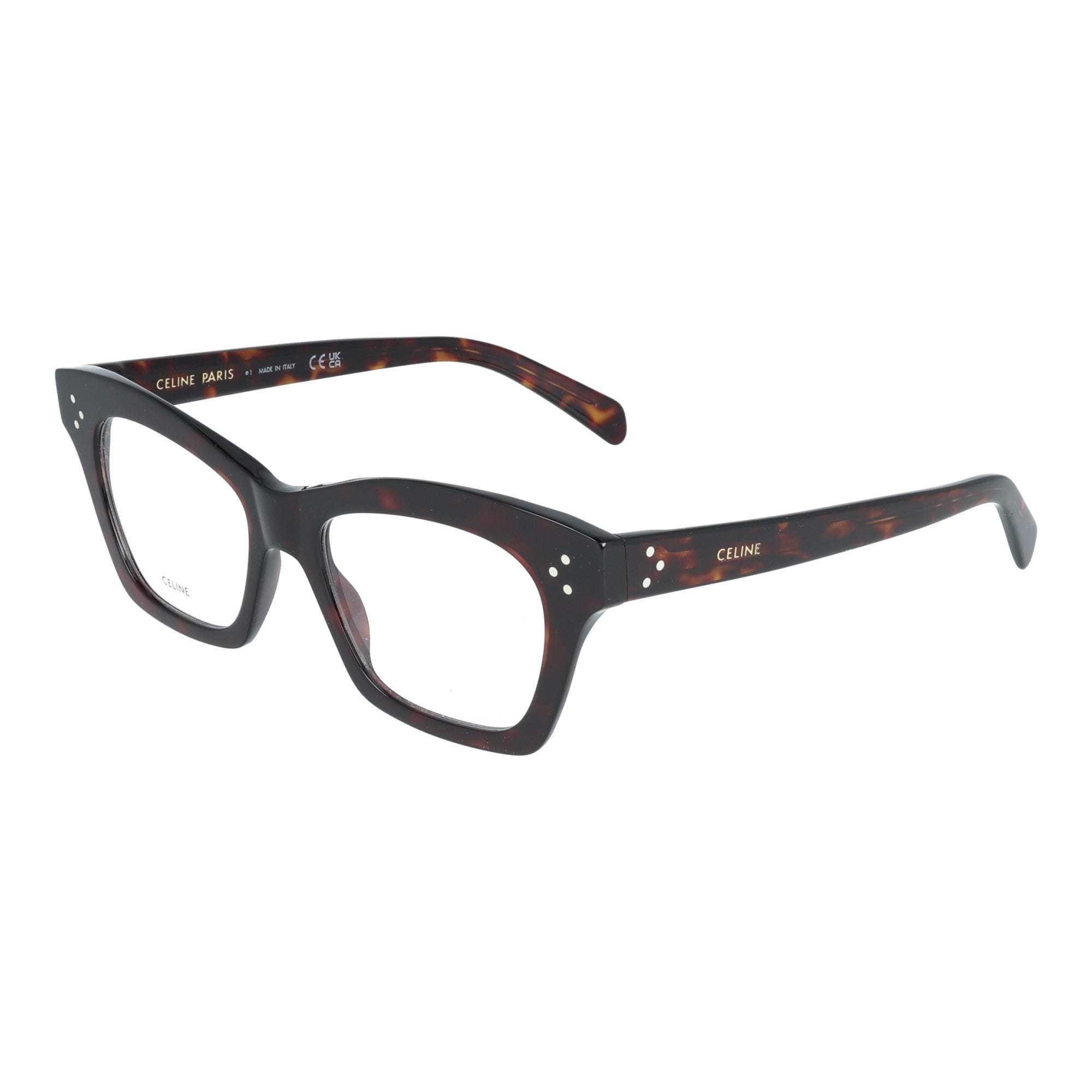Celine | CL50175I Hard Acetate occhiali da vista donna Tartarugato caldo