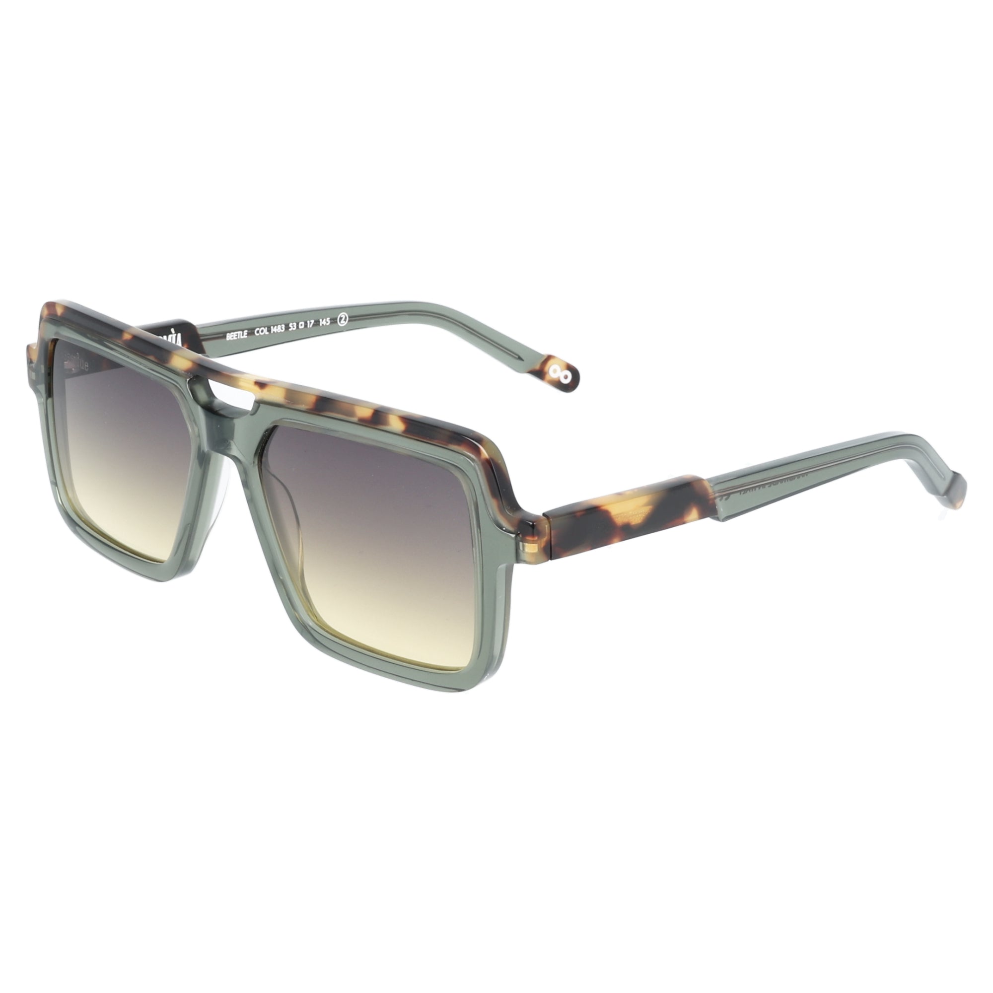 Essedue | Beetle verde occhiali da sole unisex