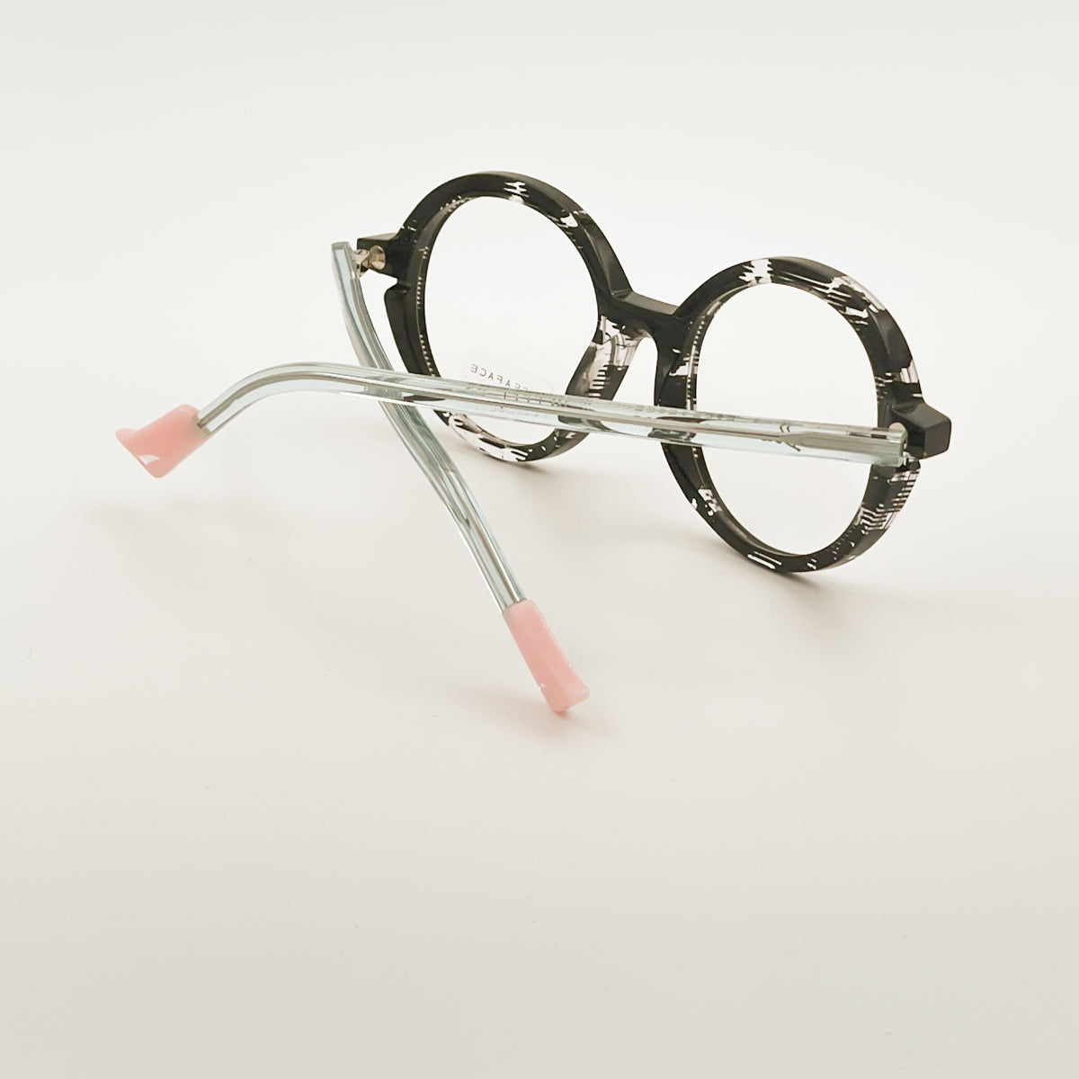 Face à Face | Bocca Fame 2 / Bianco - Nero striato occhiale da vista donna