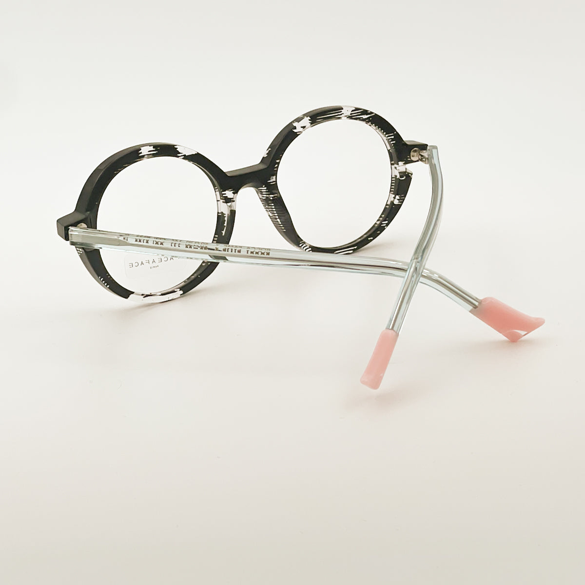 Face à Face | Bocca Fame 2 / Bianco - Nero striato occhiale da vista donna