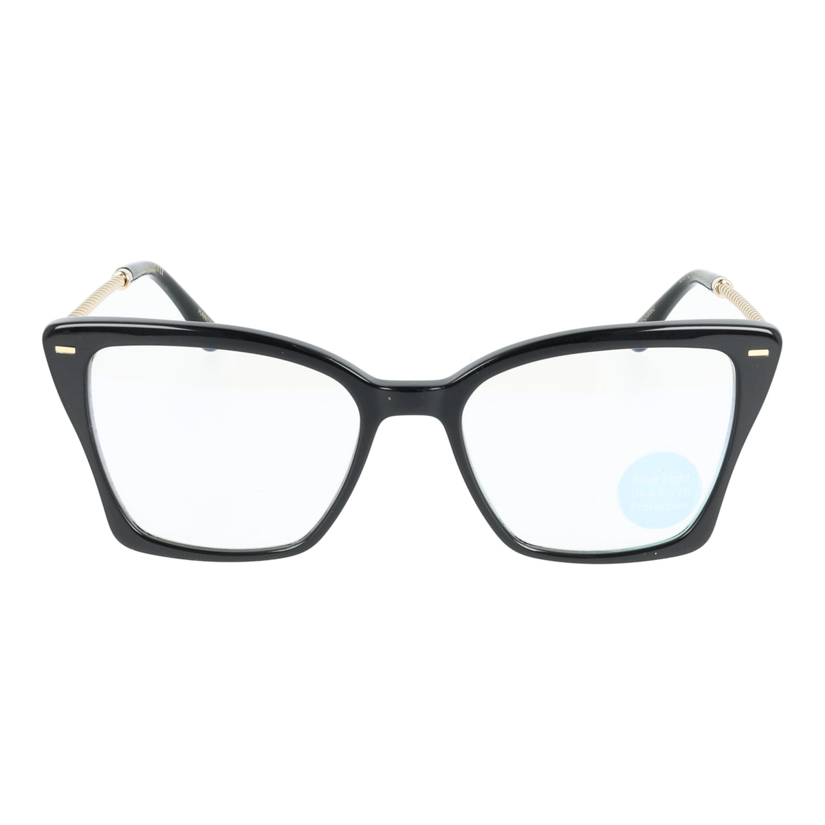 For Art's Sake | Dion OP431 occhiali vista donna Nero & Oro bianco