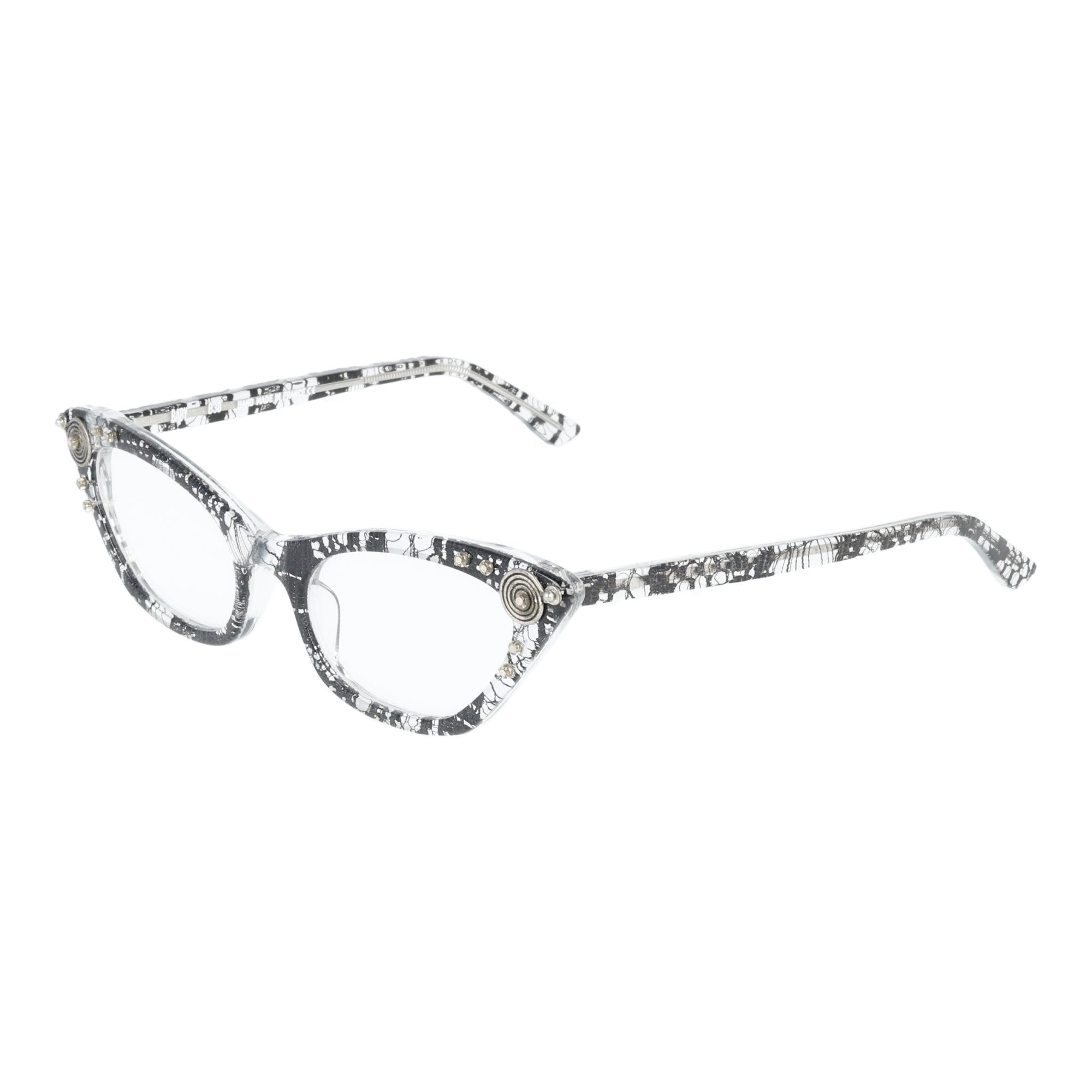 Francis Klein | Baby occhiali da vista cateye Bianco & Nero