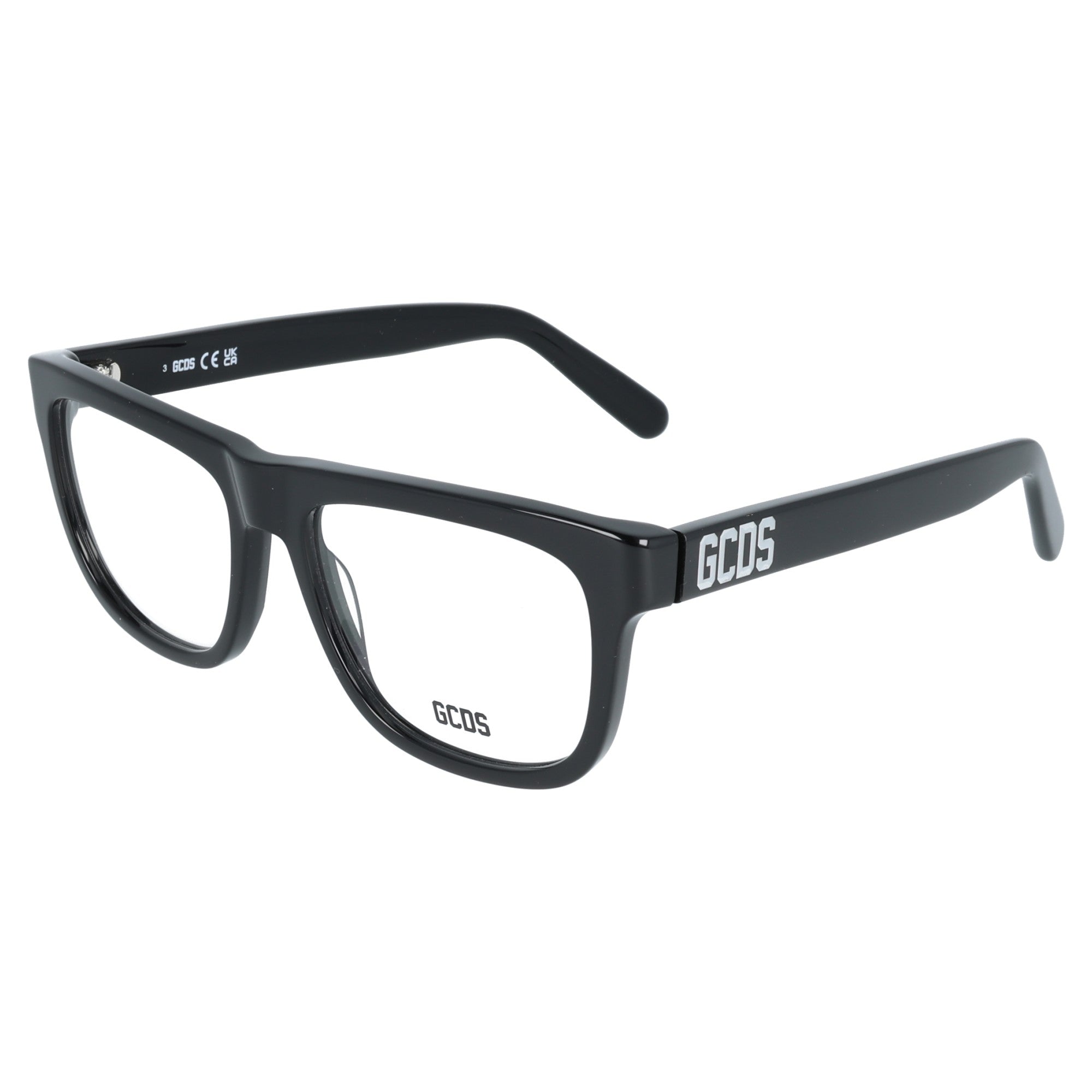 GCDS | GD5043 occhiale da vista uomo rettangolare Nero