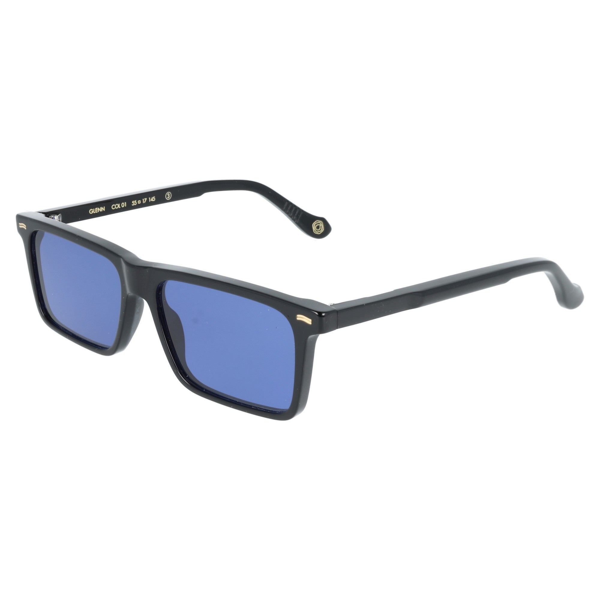 Glenn di Kyme occhiale da sole da uomo colore nero rettangolare