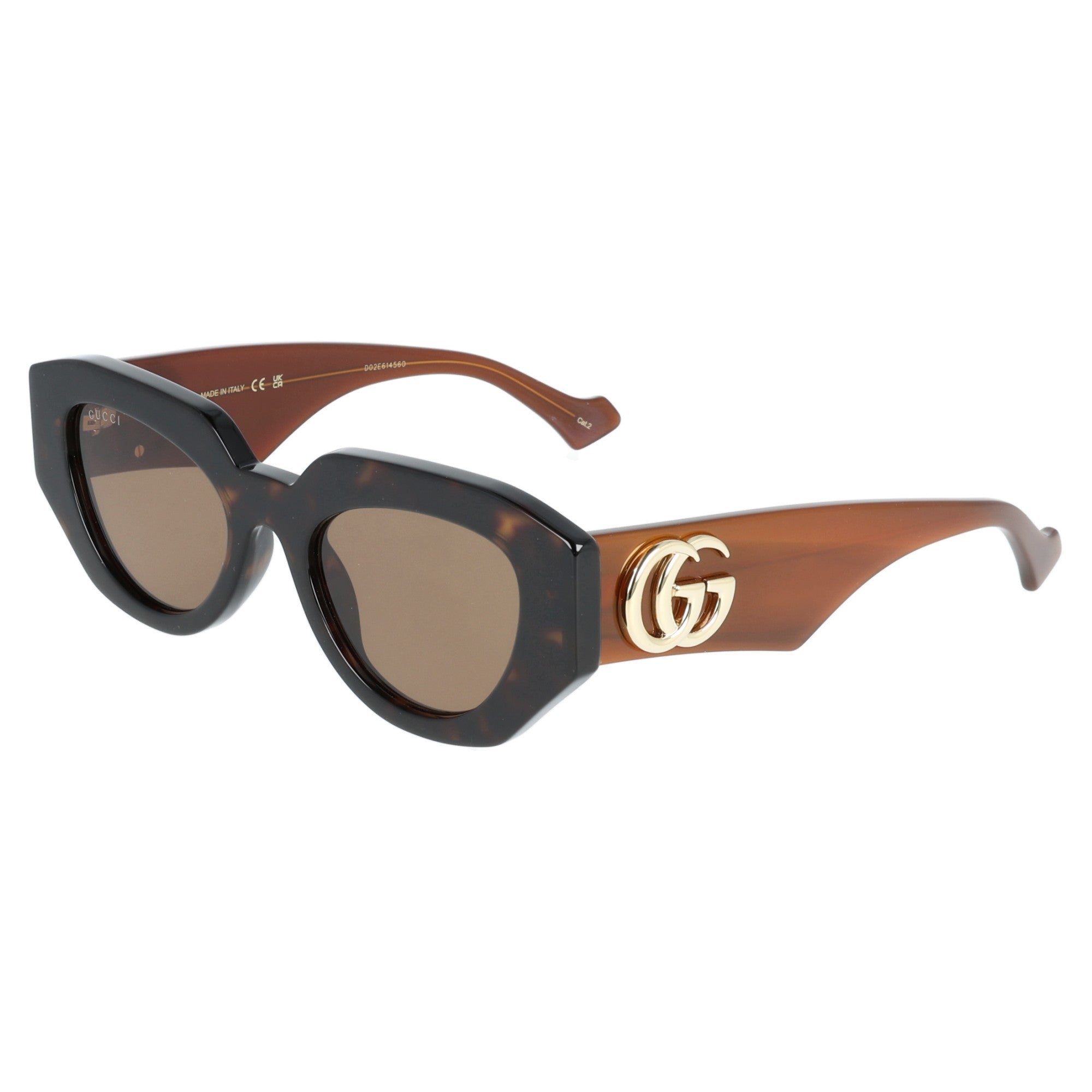 Gucci | GG1421S 008 occhiali da sole bold donna tartarugato caldo marrone