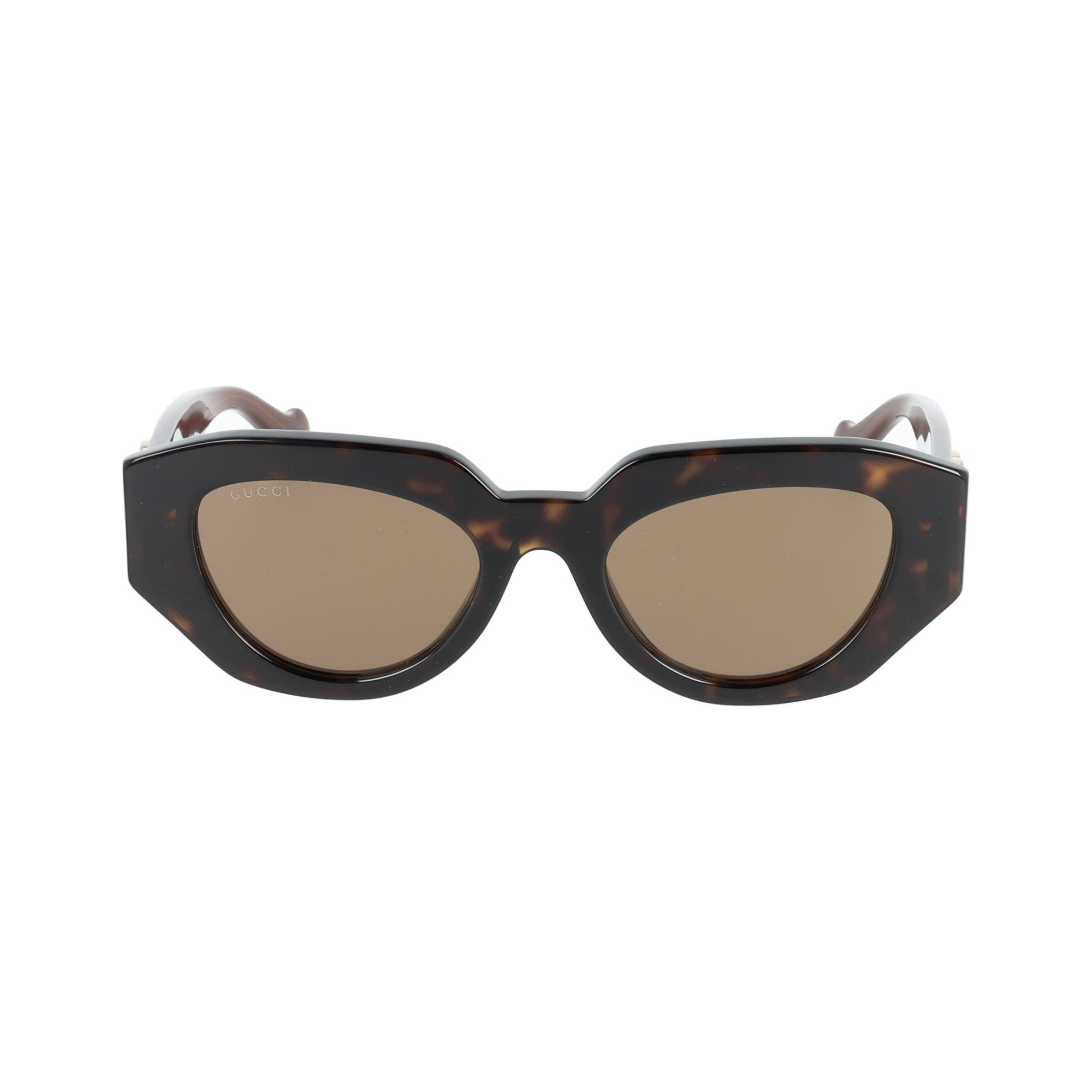 Gucci | GG1421S 008 occhiali da sole bold donna tartarugato caldo marrone