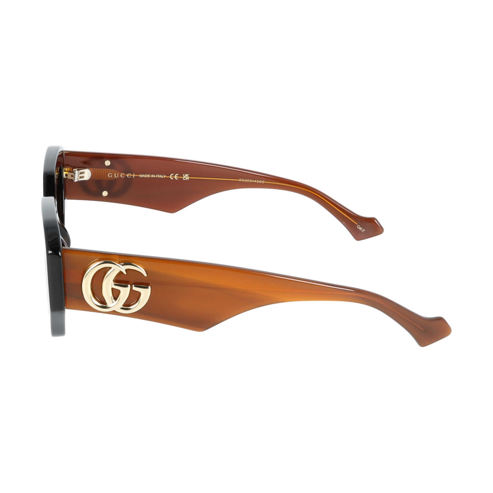 Gucci | GG1421S 008 occhiali da sole bold donna tartarugato caldo marrone