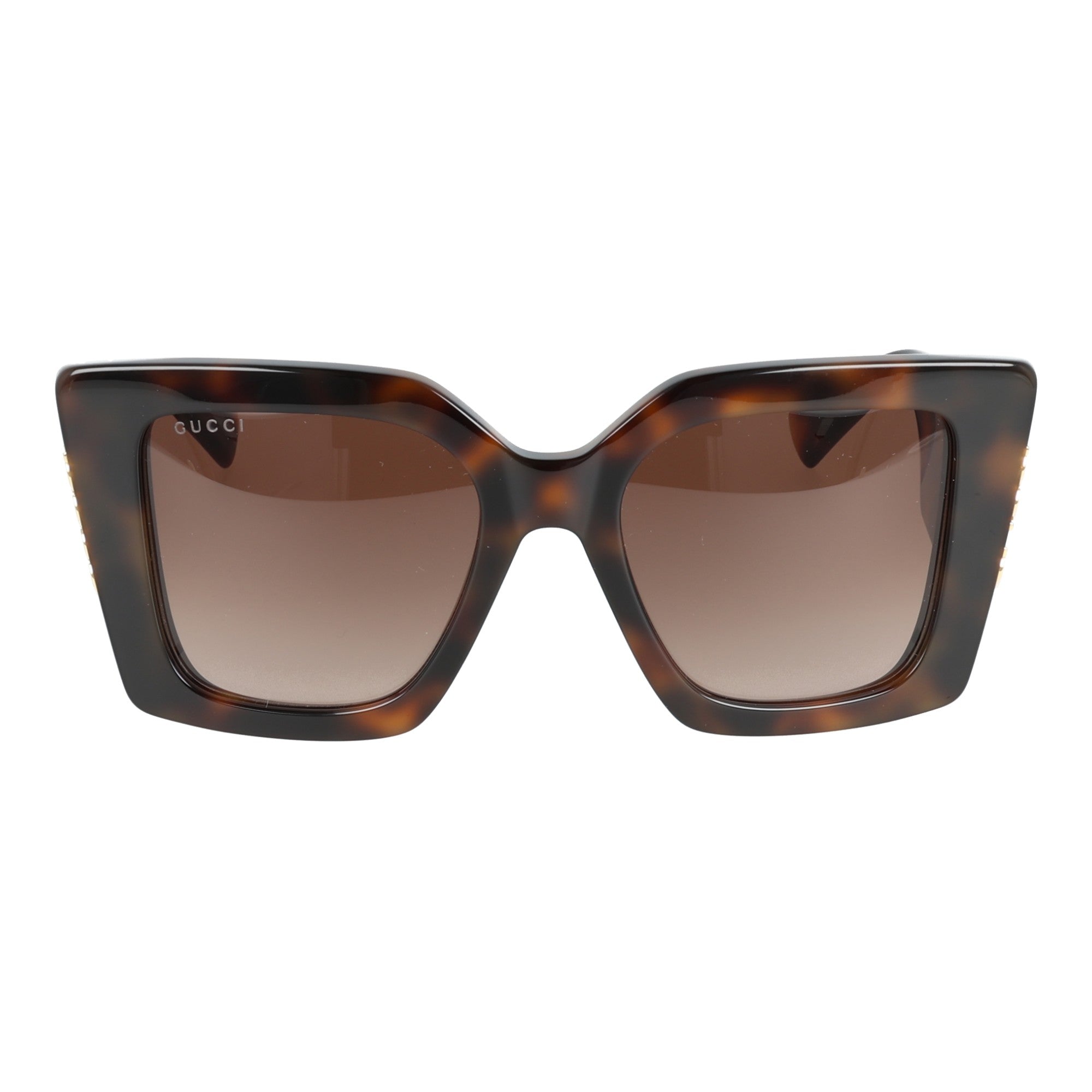 Gucci | GG2039S 002 occhiali donna sole squadrata oversize Tartarugato caldo