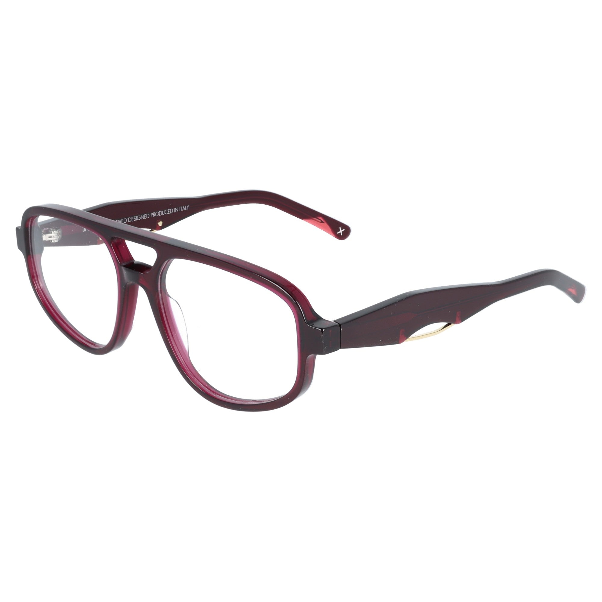 Jplus | Harlow occhiale da vista donna aviator acetato Rosso