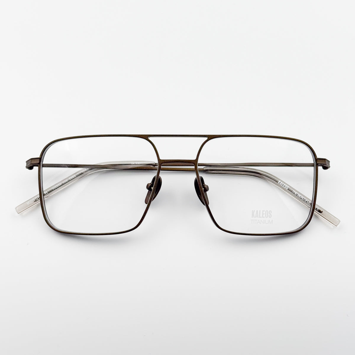 Kaleos | Munger - Nero occhiali da vista uomo titanio