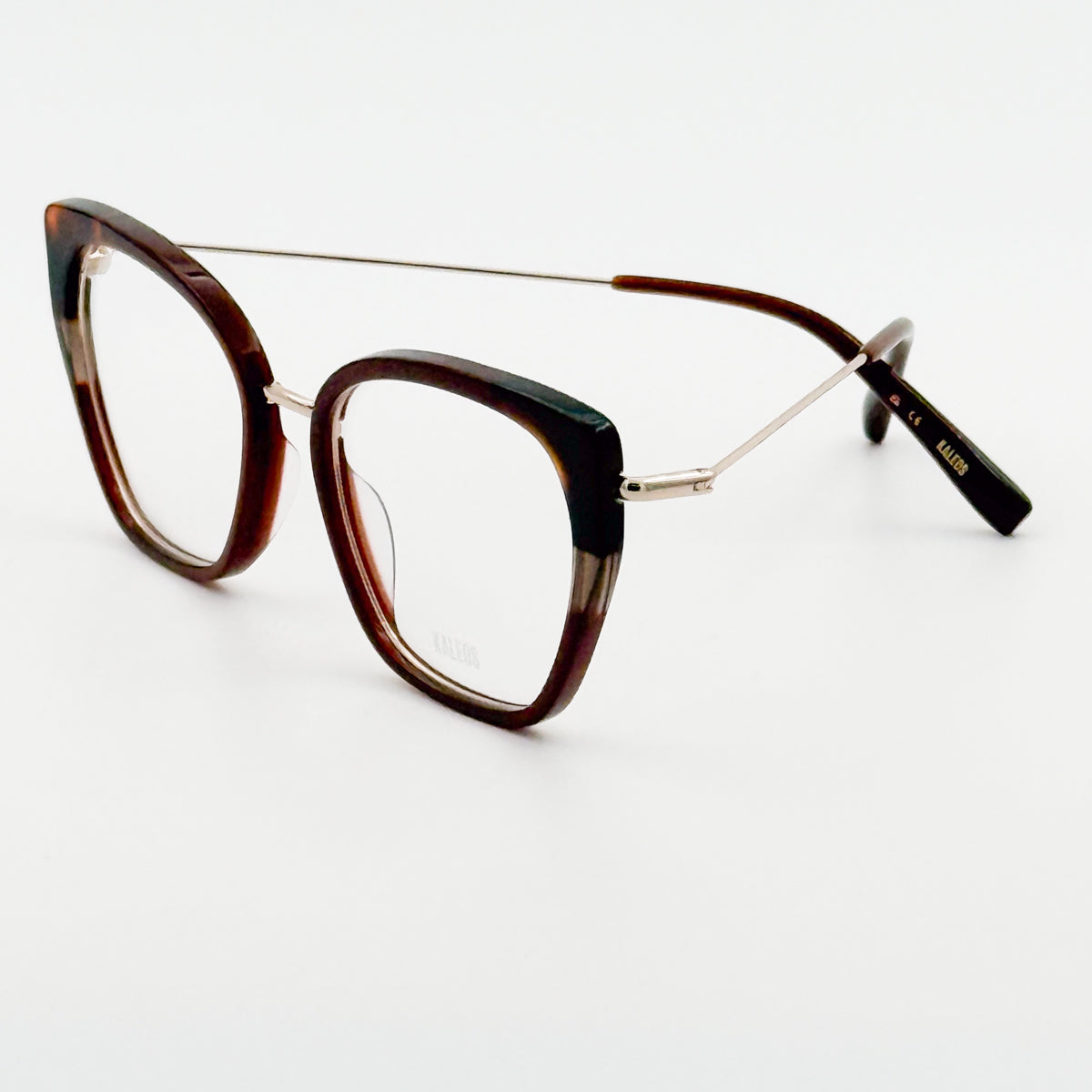 Kaleos | Steele - Bordeaux occhiali da vista da donna cateye mogano