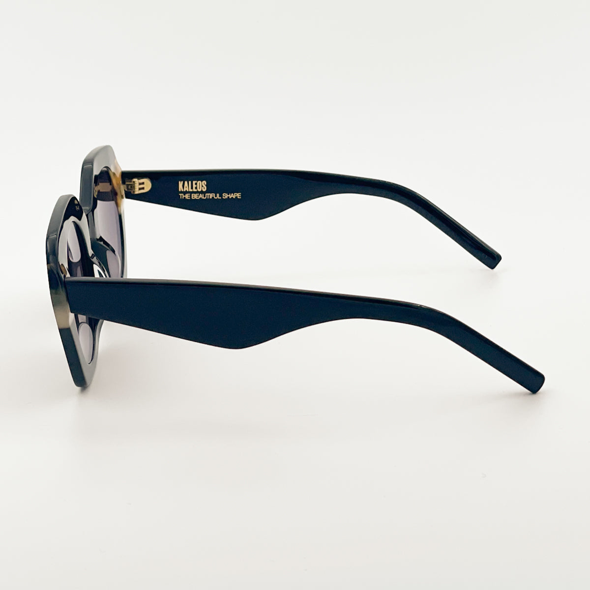 Kaleos | Voyter occhiali da sole donna Nero lucido & Havana