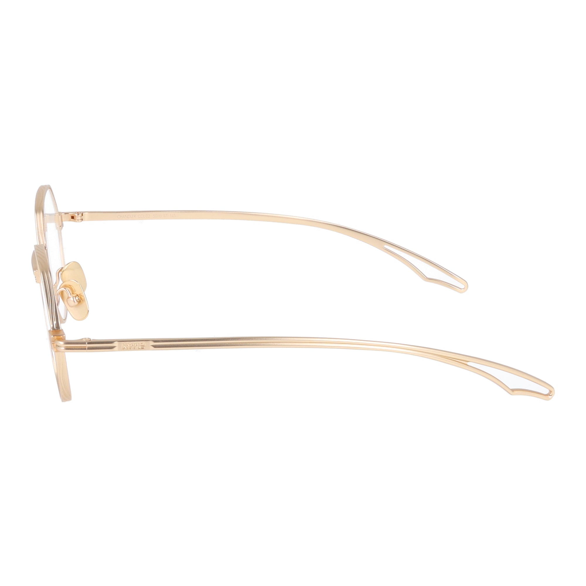 Kyme | Chandler occhiali da vista unisex in Metallo dorato