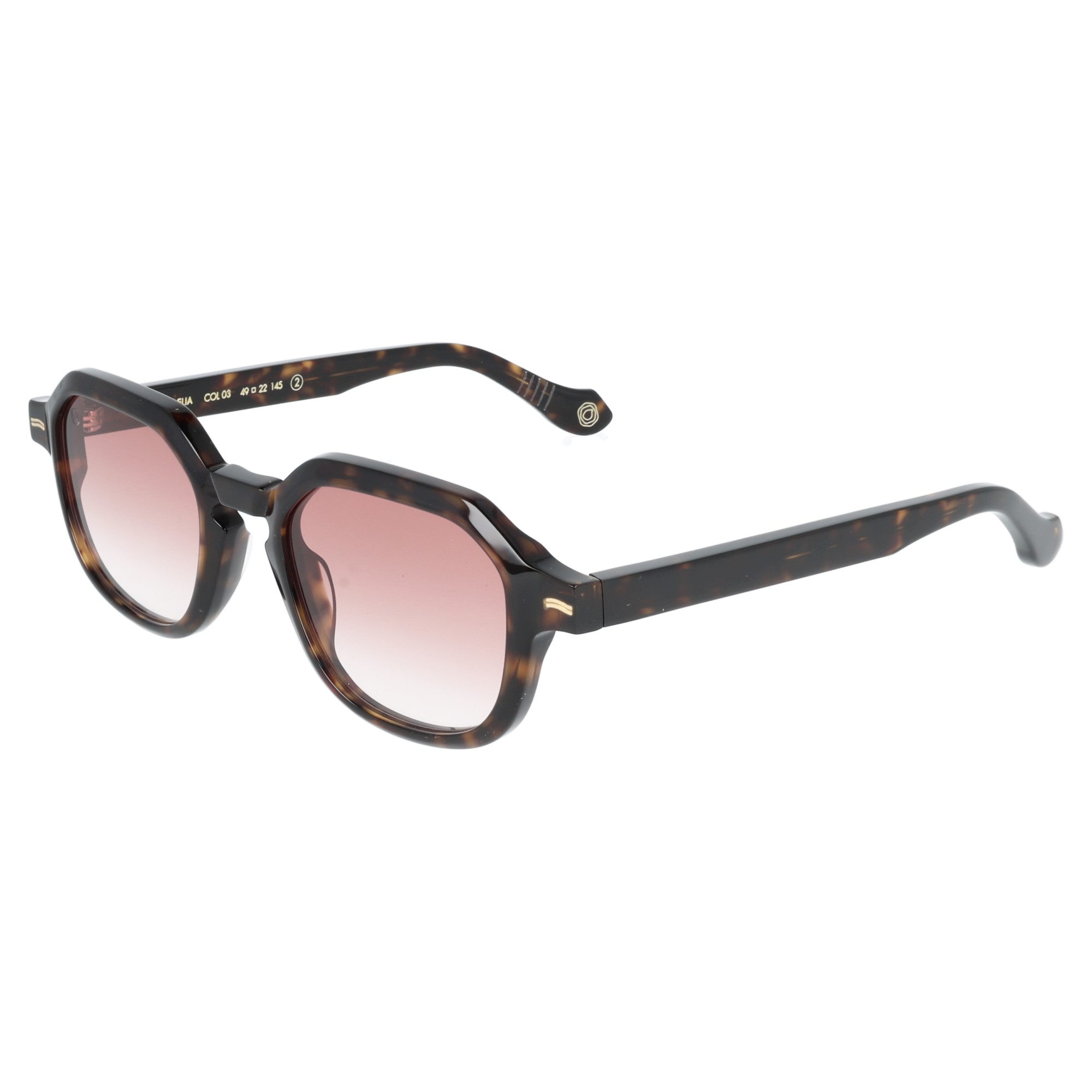 Kyme Elia occhiali da sole da uomo havana