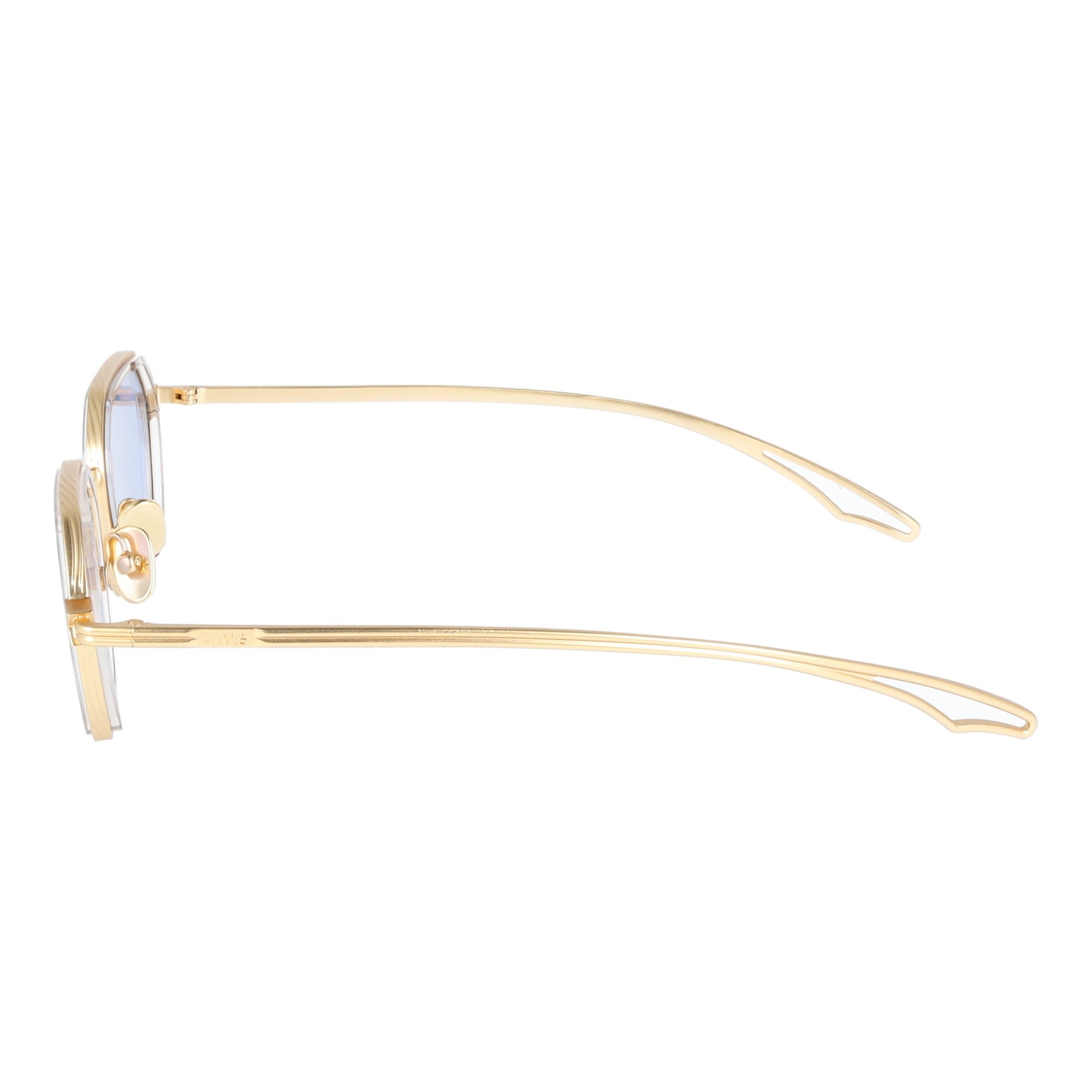 Kyme | Elon occhiale da sole unisex metallo esagonale oro