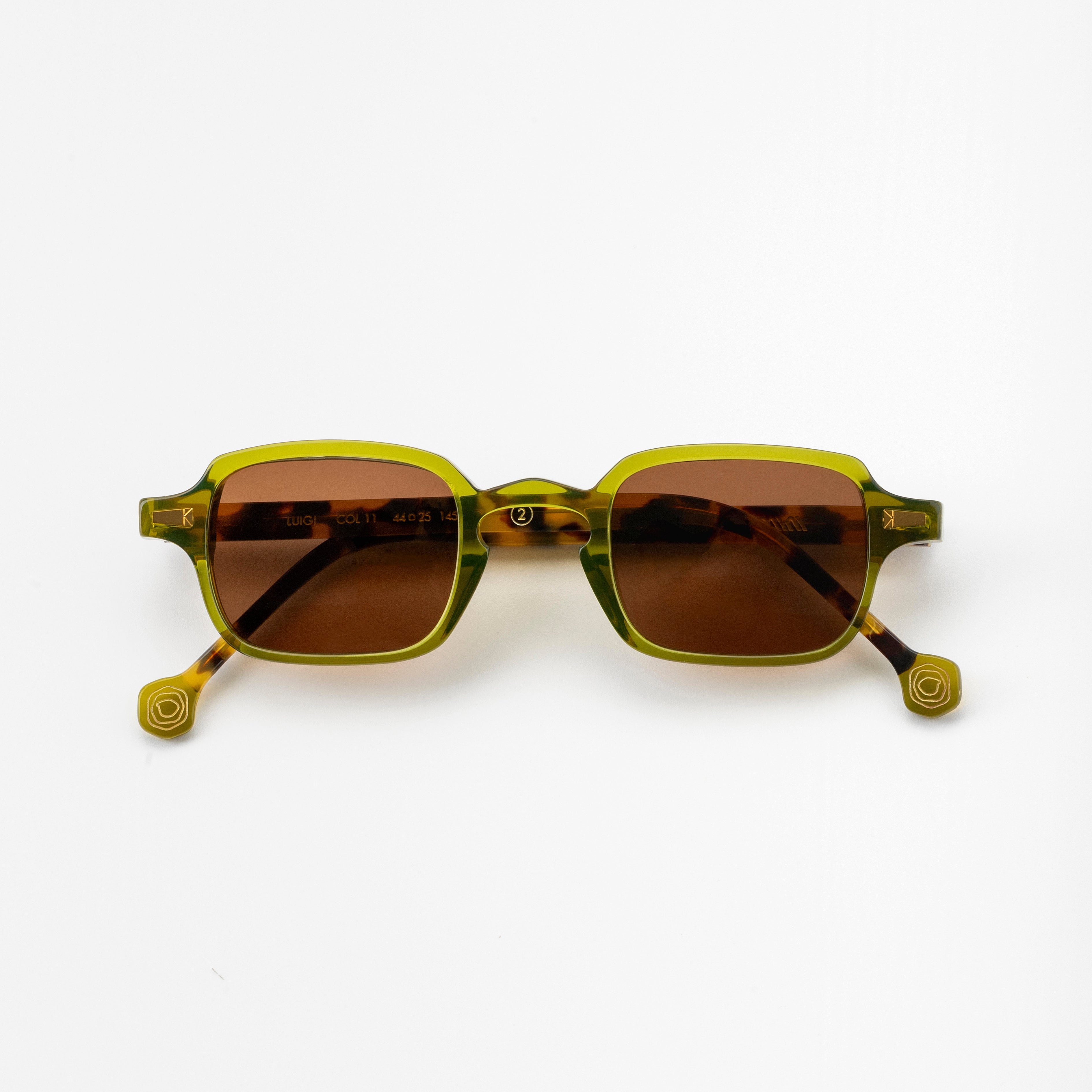 Kyme | Luigi – Giallo / Verde occhiali da sole