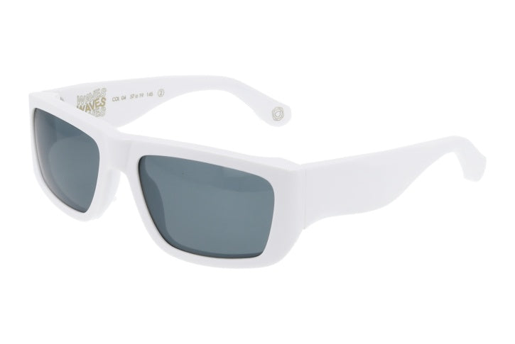 Kyme | Wave occhiali sole uomo donna bianco