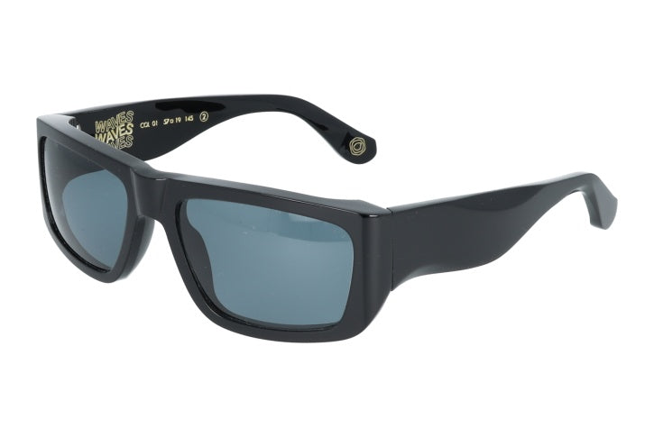 Kyme | Wave occhiali sole uomo donna nero