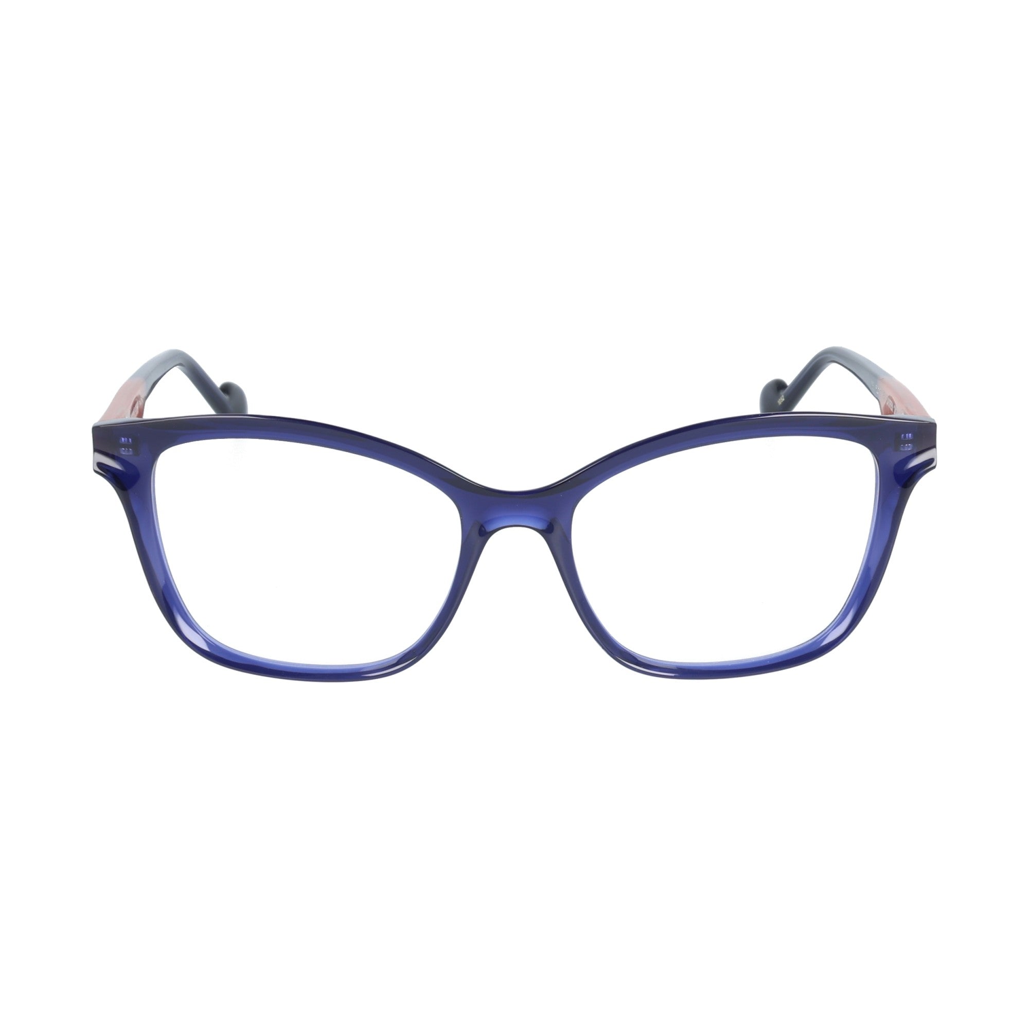 Lauren Caroline Abram occhiali da vista da donna blu cipria acetato cateye