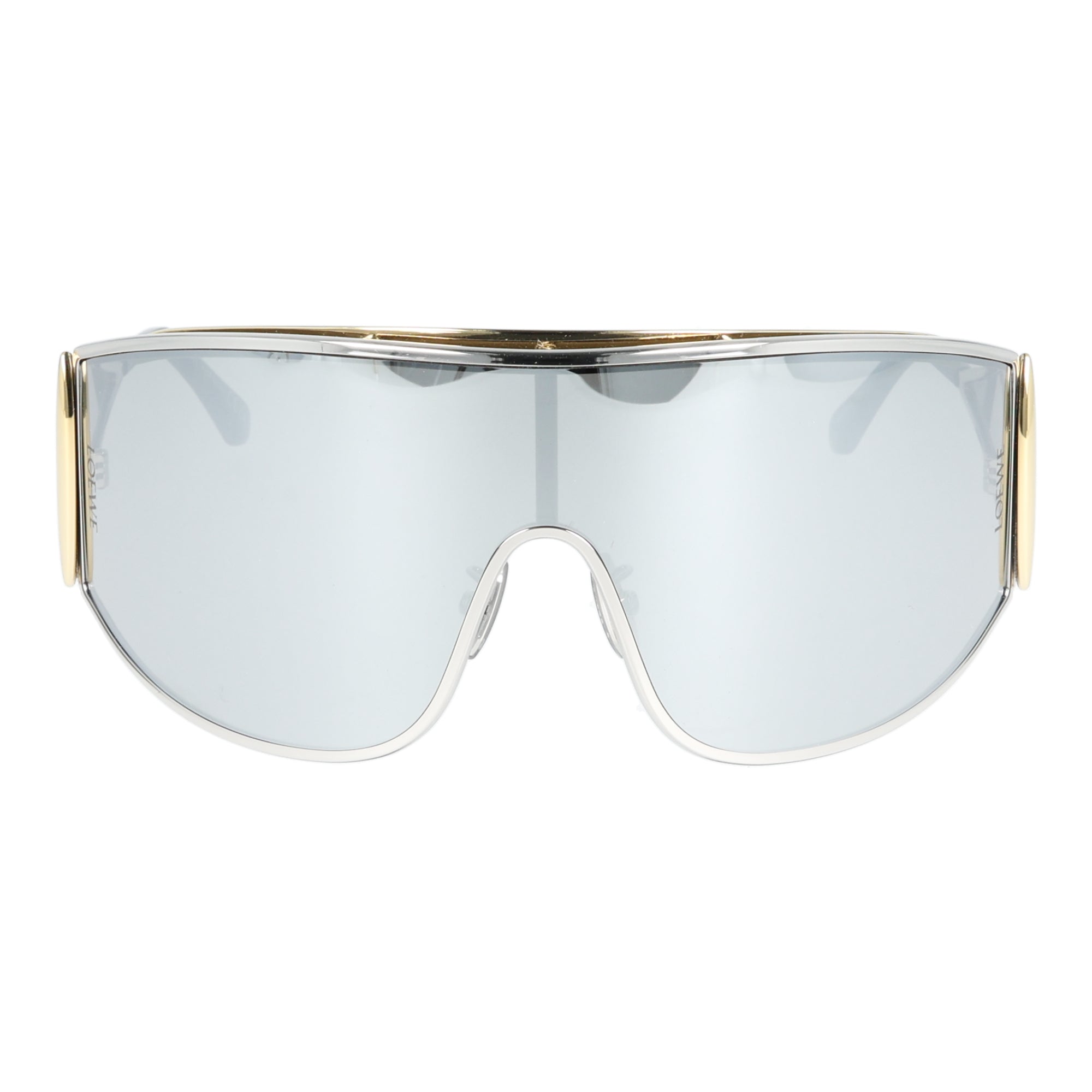 Loewe | LW40202U 16C occhiali sole Maschera argento e oro