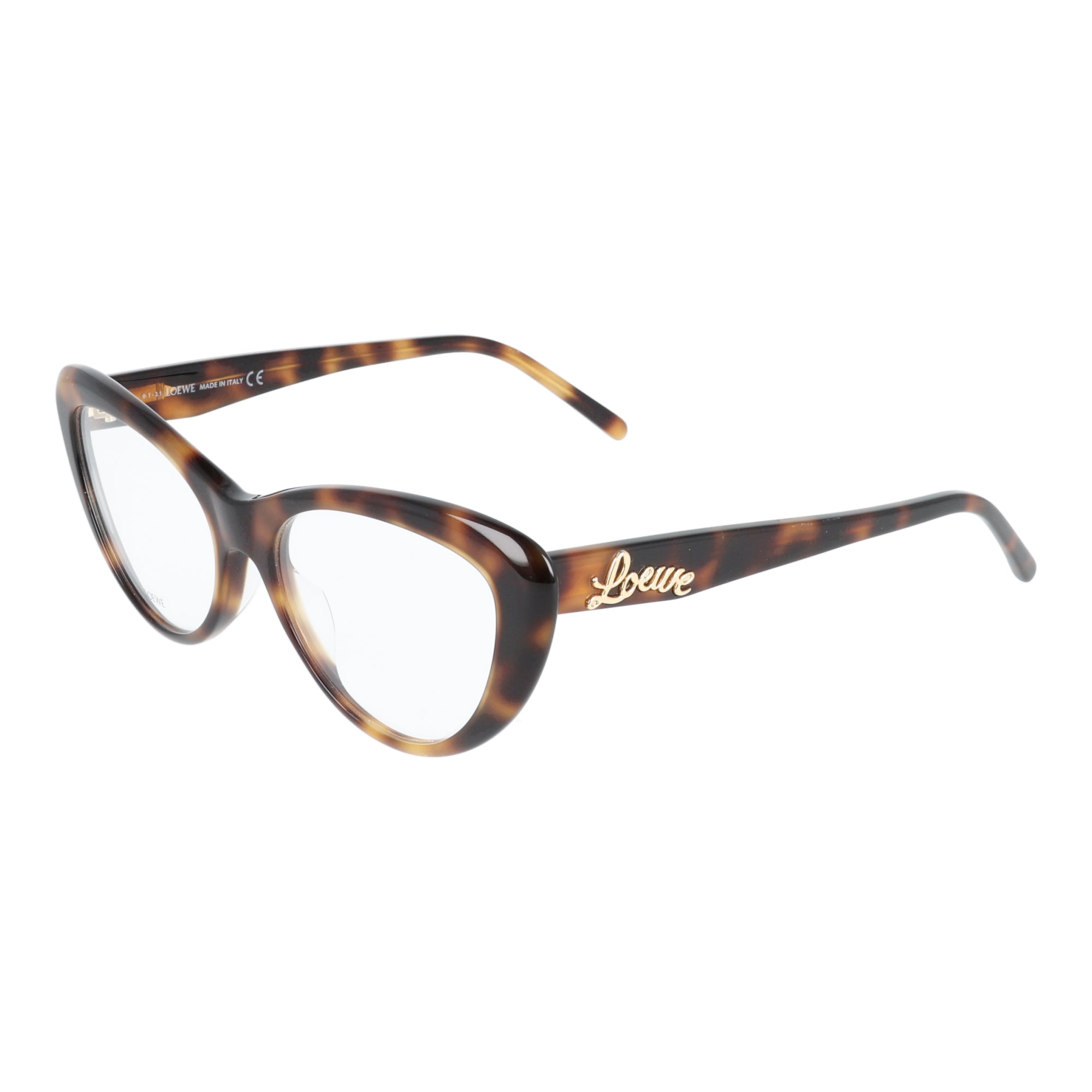 Loewe | LW50040I occhiali vista donna cat eye Maculato marrone