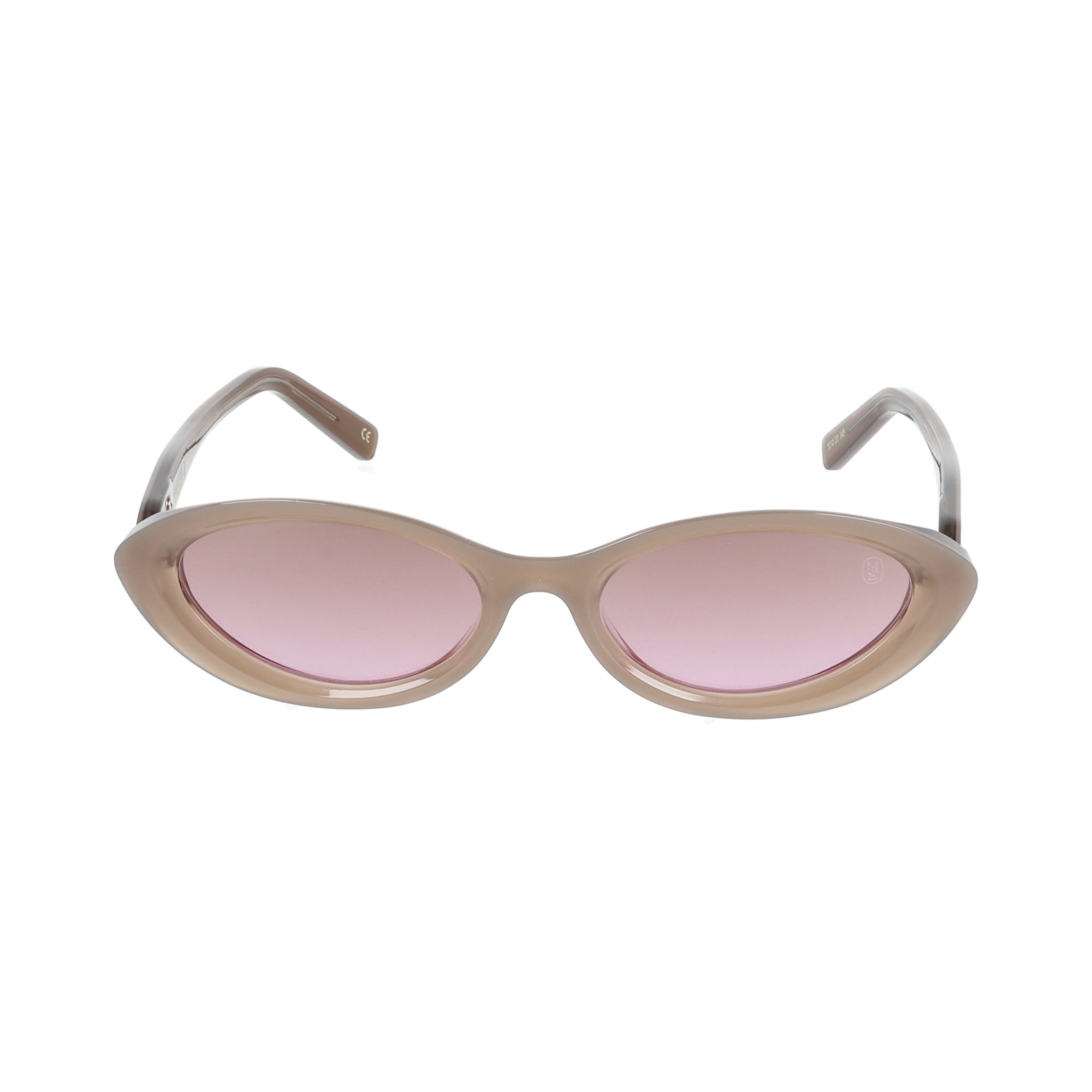 Mahila | Alexandra occhiali da sole Beige farfalla