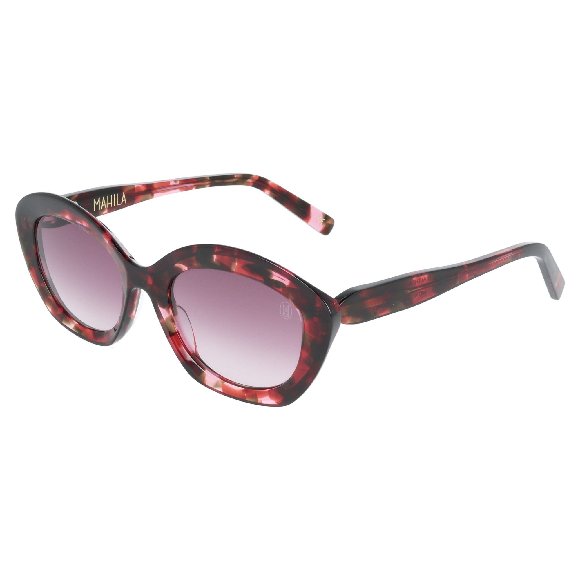 Mahila | Althea occhiale da sole da donna tartarugato rosso