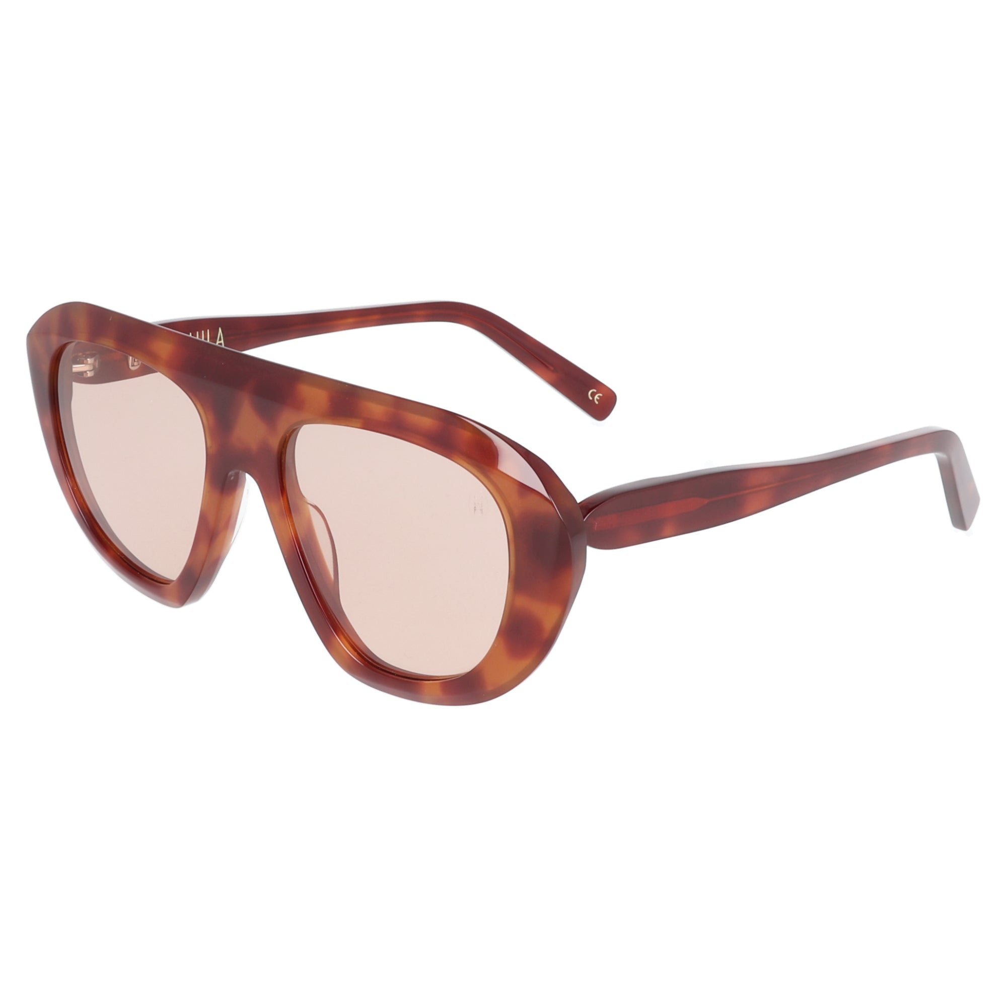 Mahila | Johanna occhiali da donna maschera oversize maculato marrone