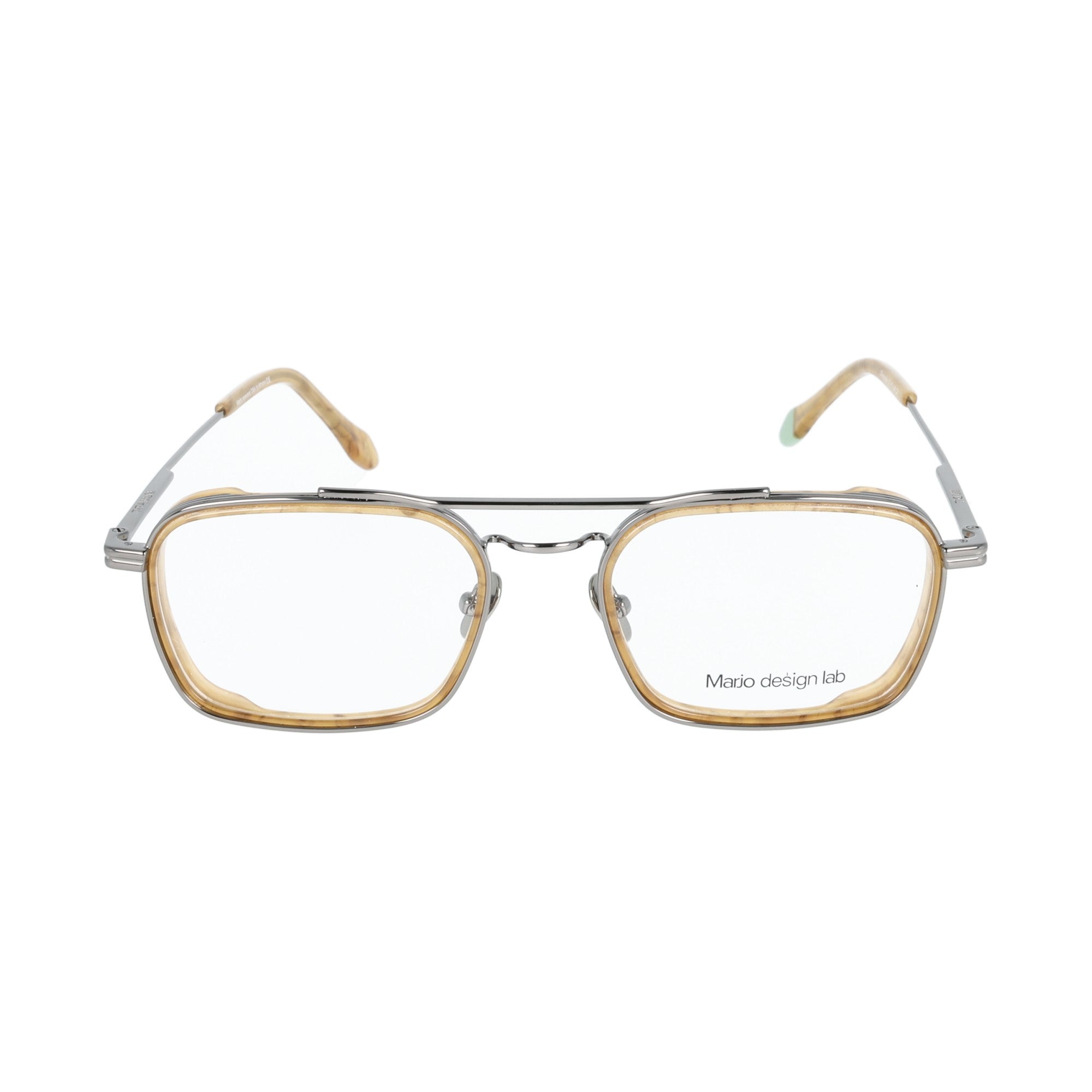 Marjo Design Lab Diomedes C4 occhiale da vista Titanio Tartarugato giallo