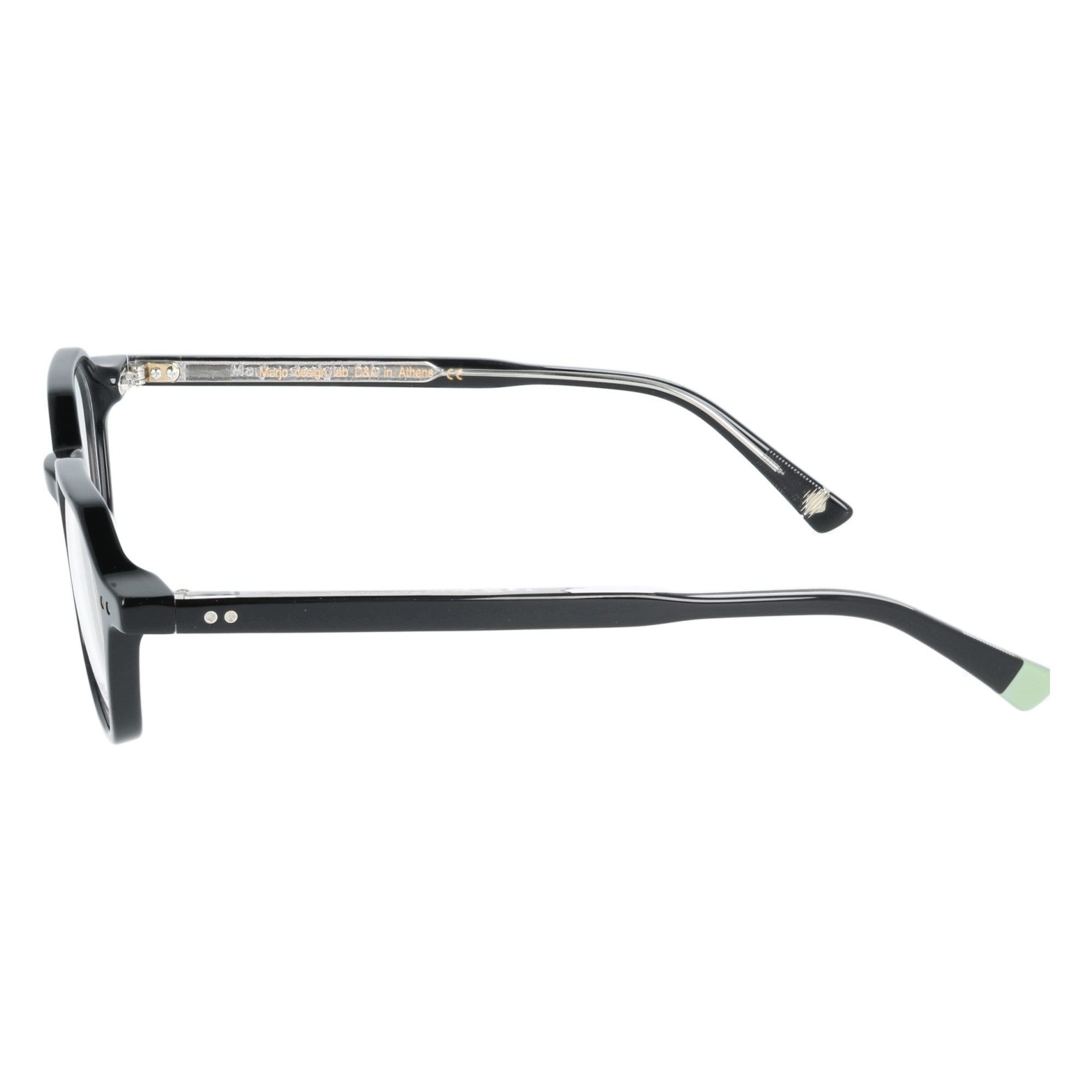 Marjo Design Lab Pegasus occhiale da vista esagonale uomo acetato Black