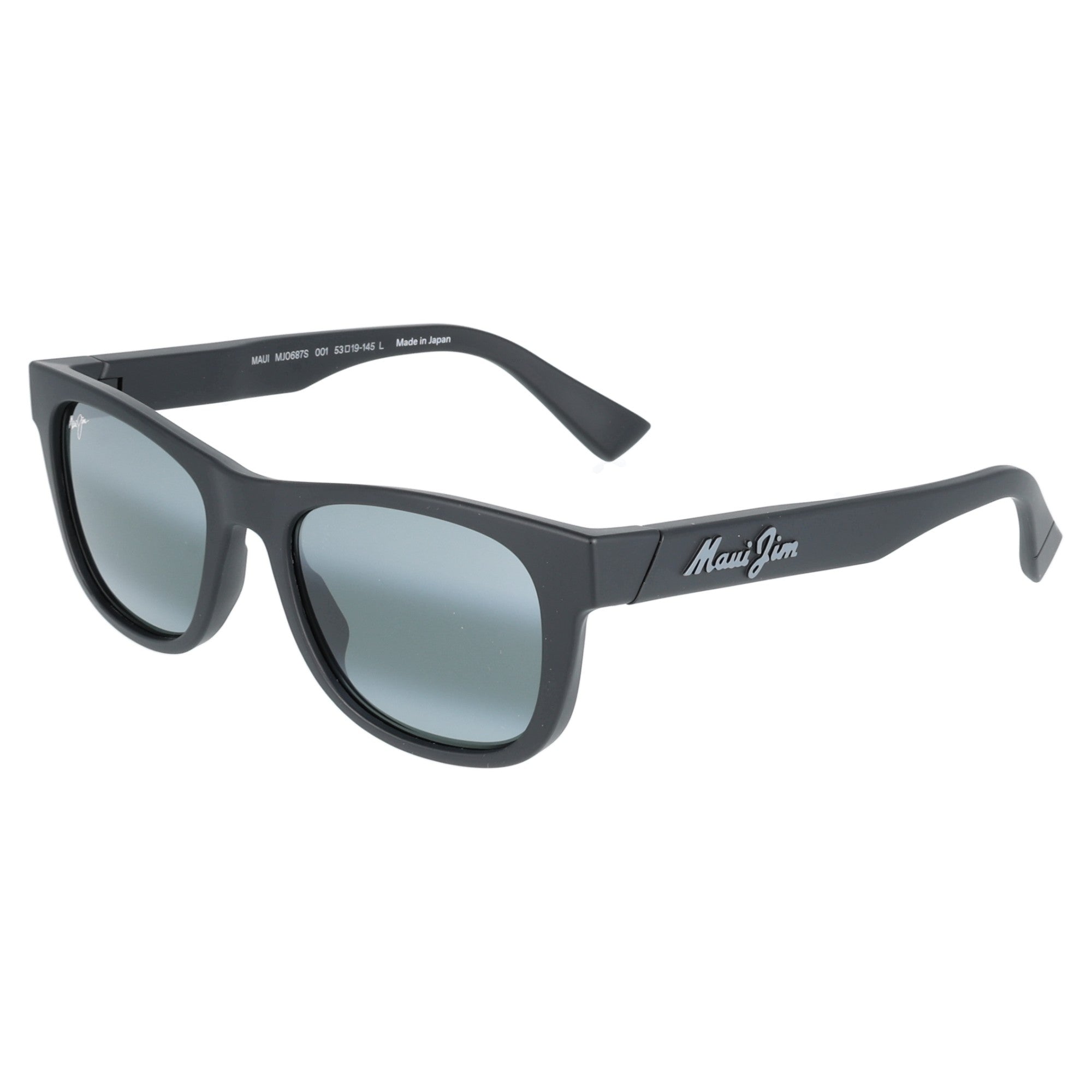 Maui Jim | MJ0687S 001 occhiali da sole uomo Nero con Lenti grigie