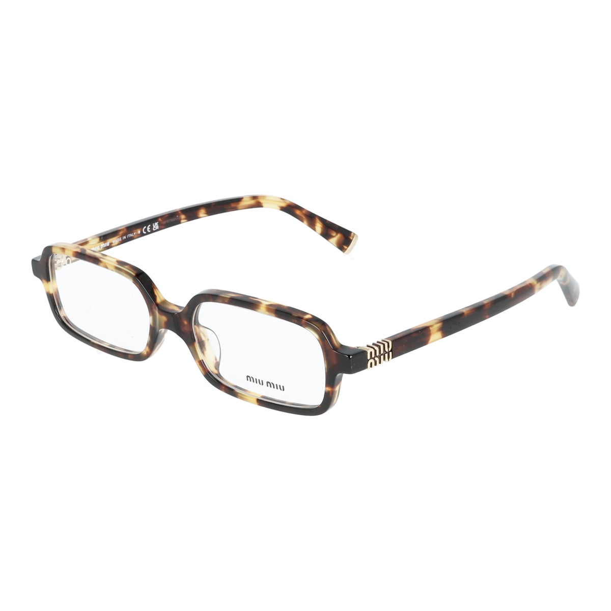 Miu Miu | MU 01Y occhiali vista donna Maculato marrone