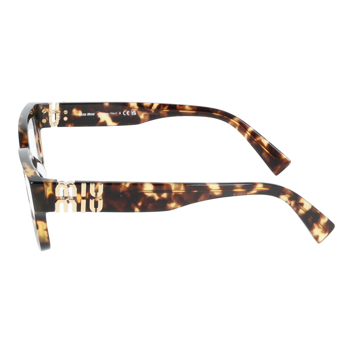 Miu Miu | MU 02YV occhiali vista donna Maculato marrone