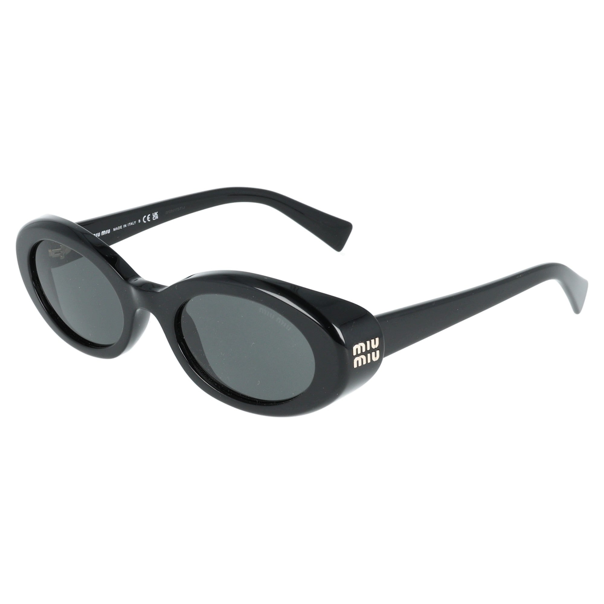 Miu Miu | SMUB09 occhiali da sole da donna ovale Nero