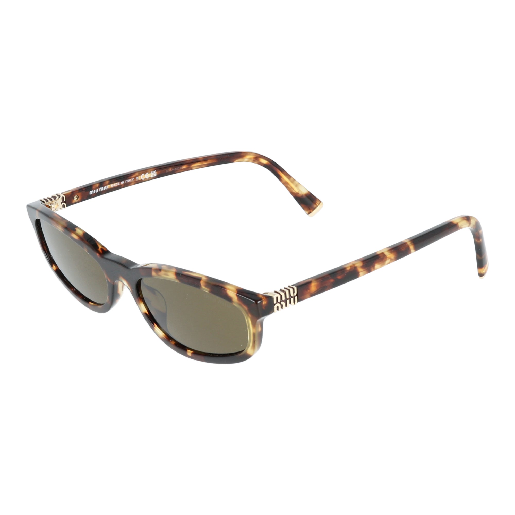 Miu Miu | SMU A06 occhiali da sole donna Maculato marrone