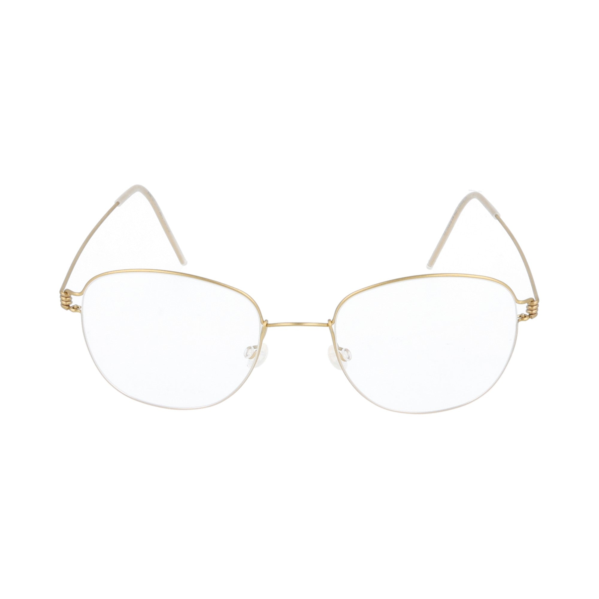 Montatura Lindberg Mars Air Titanium Rim colore titanio naturale - Vista frontale - Più Ottica