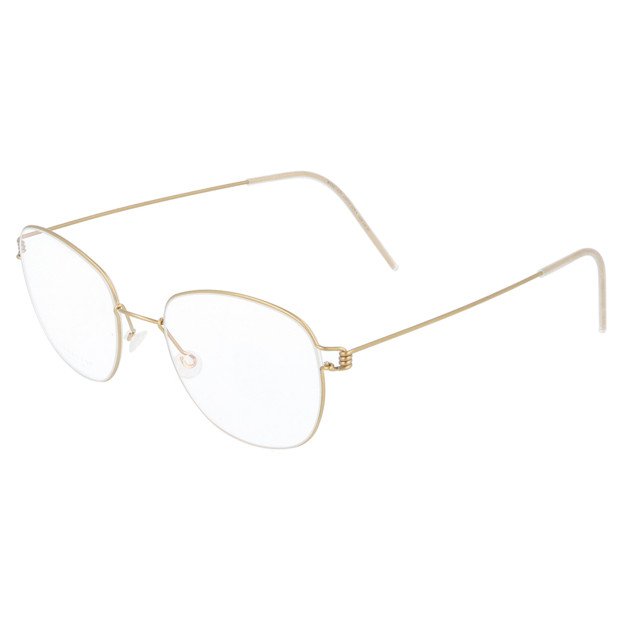 Montatura Lindberg Mars Air Titanium Rim colore titanio naturale Vista laterale Più Ottica