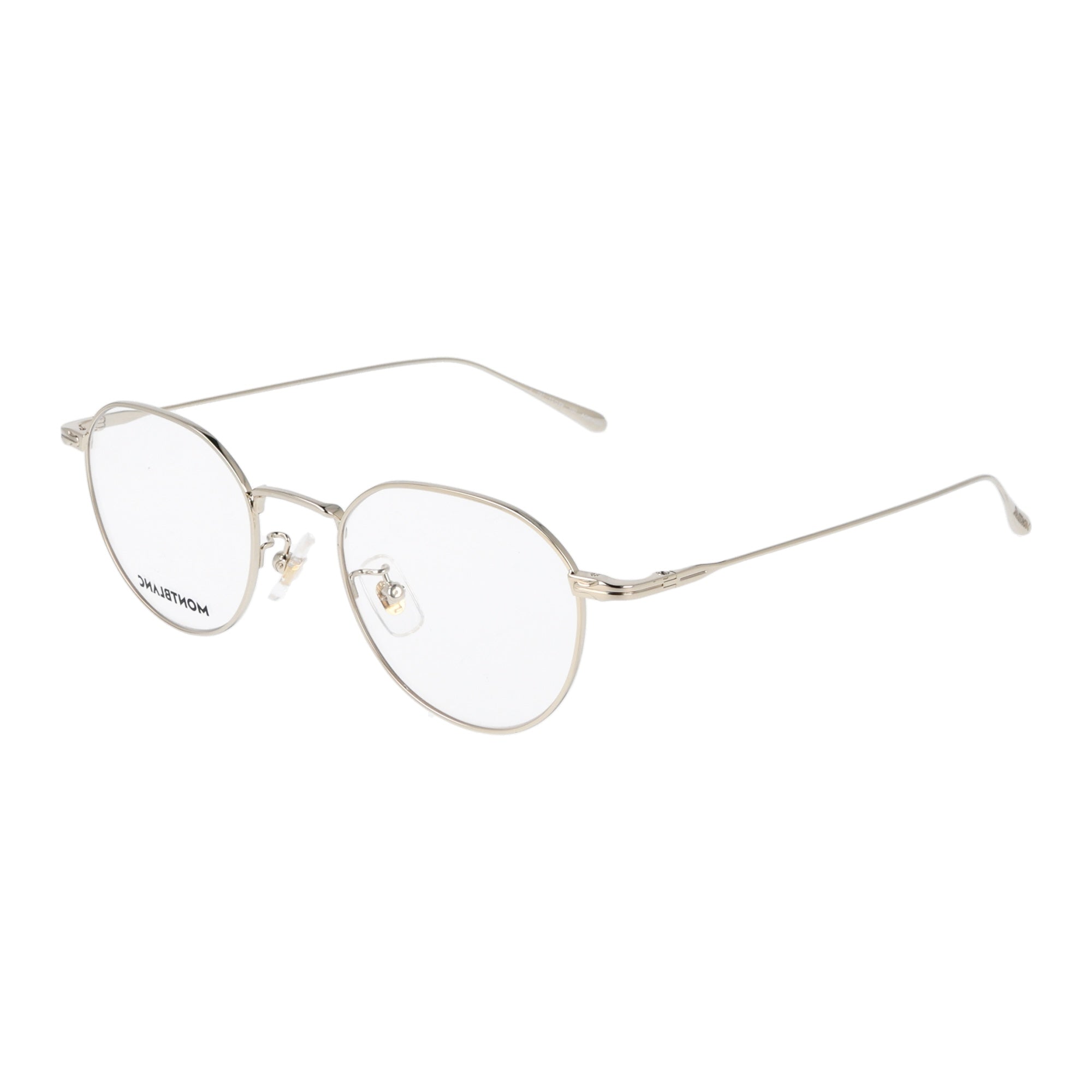 Montblanc | MB0476OA 001 occhiali da vista uomo Metallo argentato