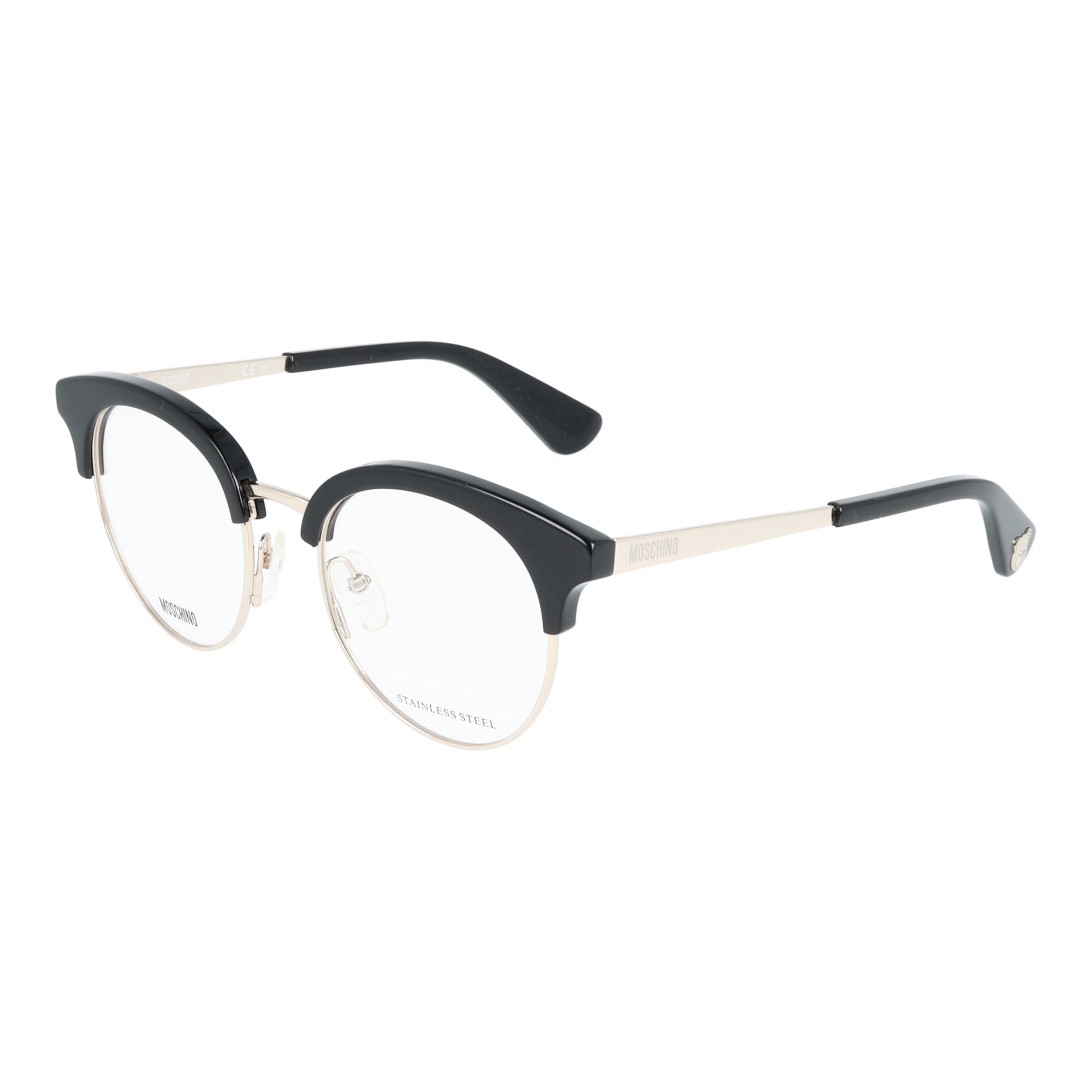 Moschino | MOS514 807 occhiali da vista Nero metallo Argentato