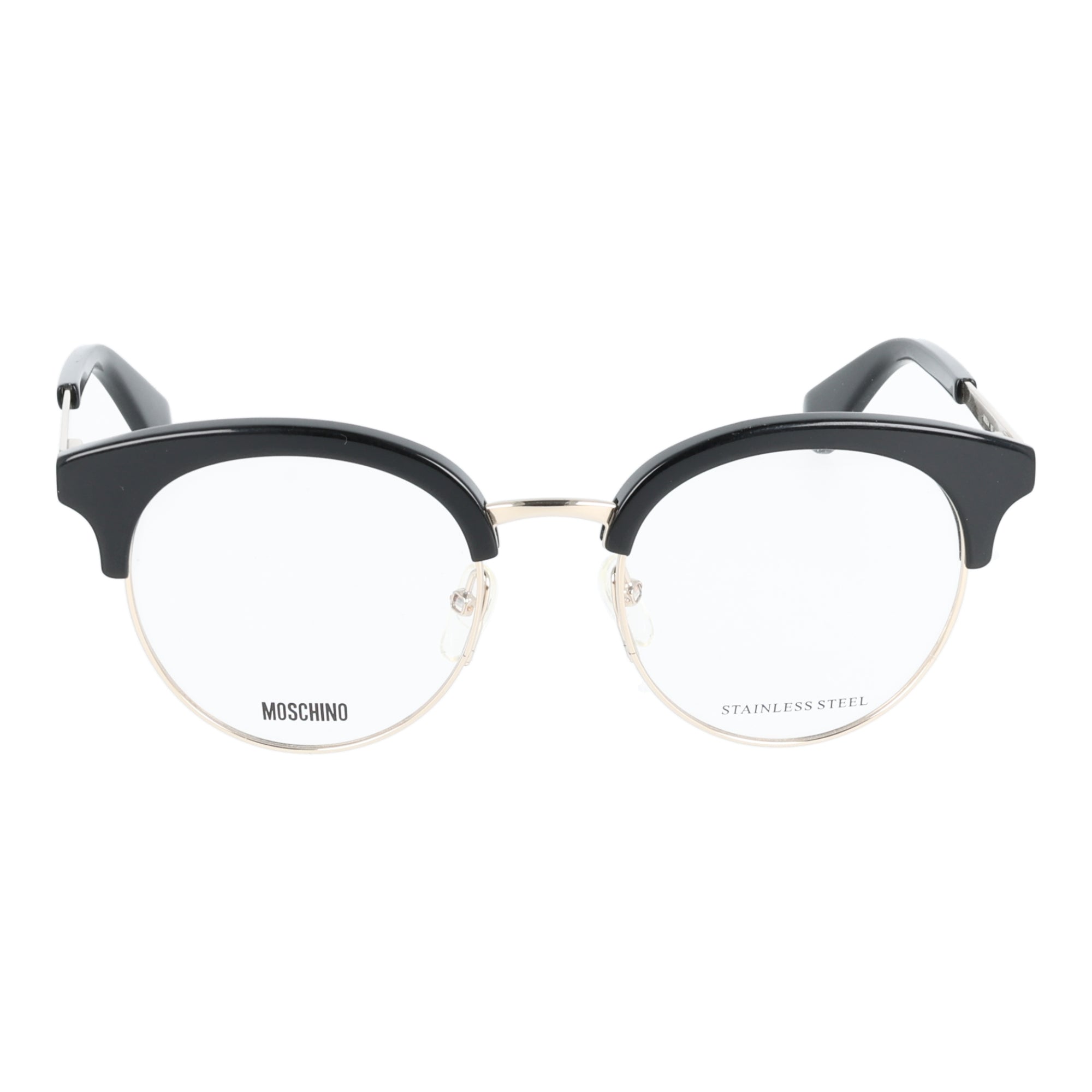 Moschino | MOS514 807 occhiali da vista Nero metallo Argentato